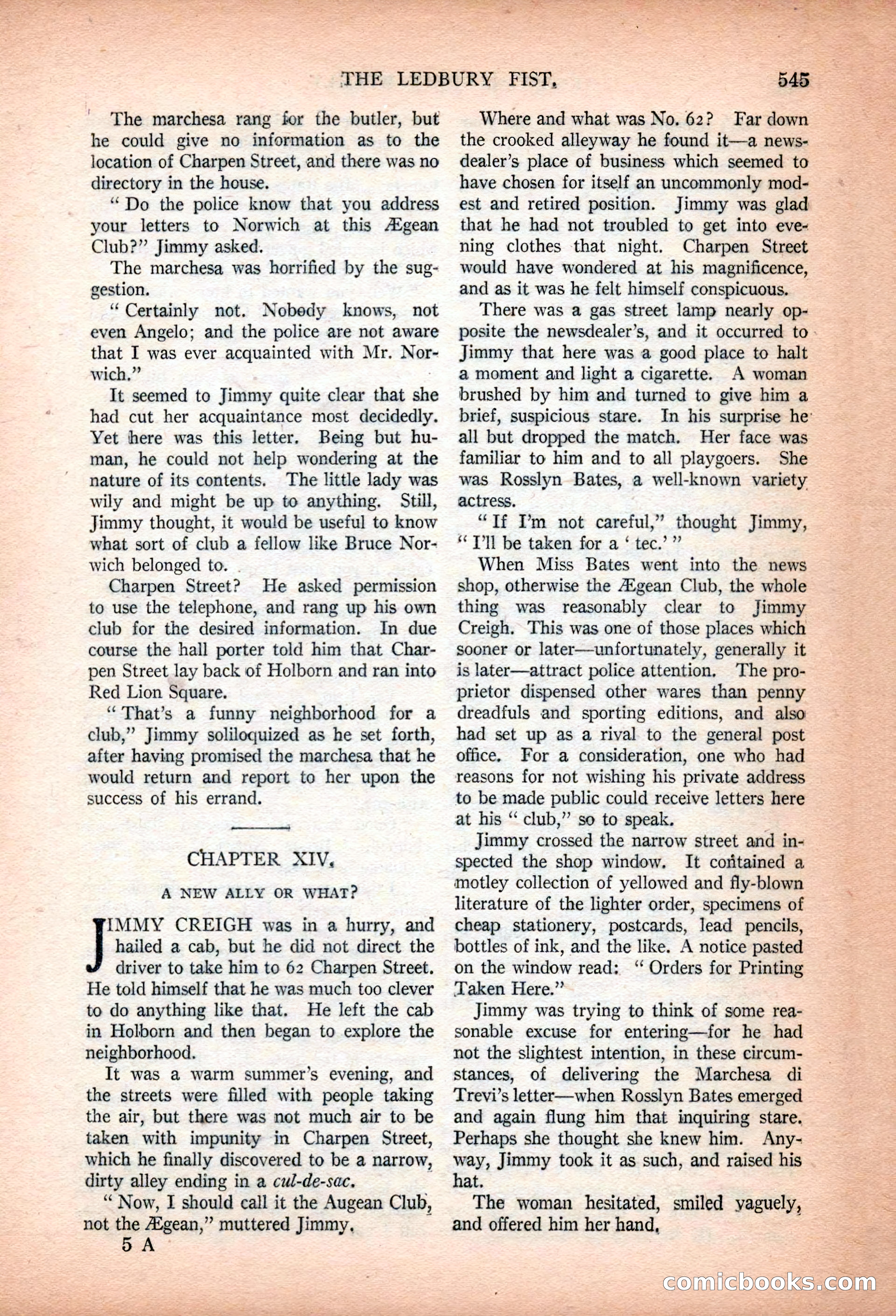 Argosy All-Story Weekly, January 13, 1923 — page 83 of 184