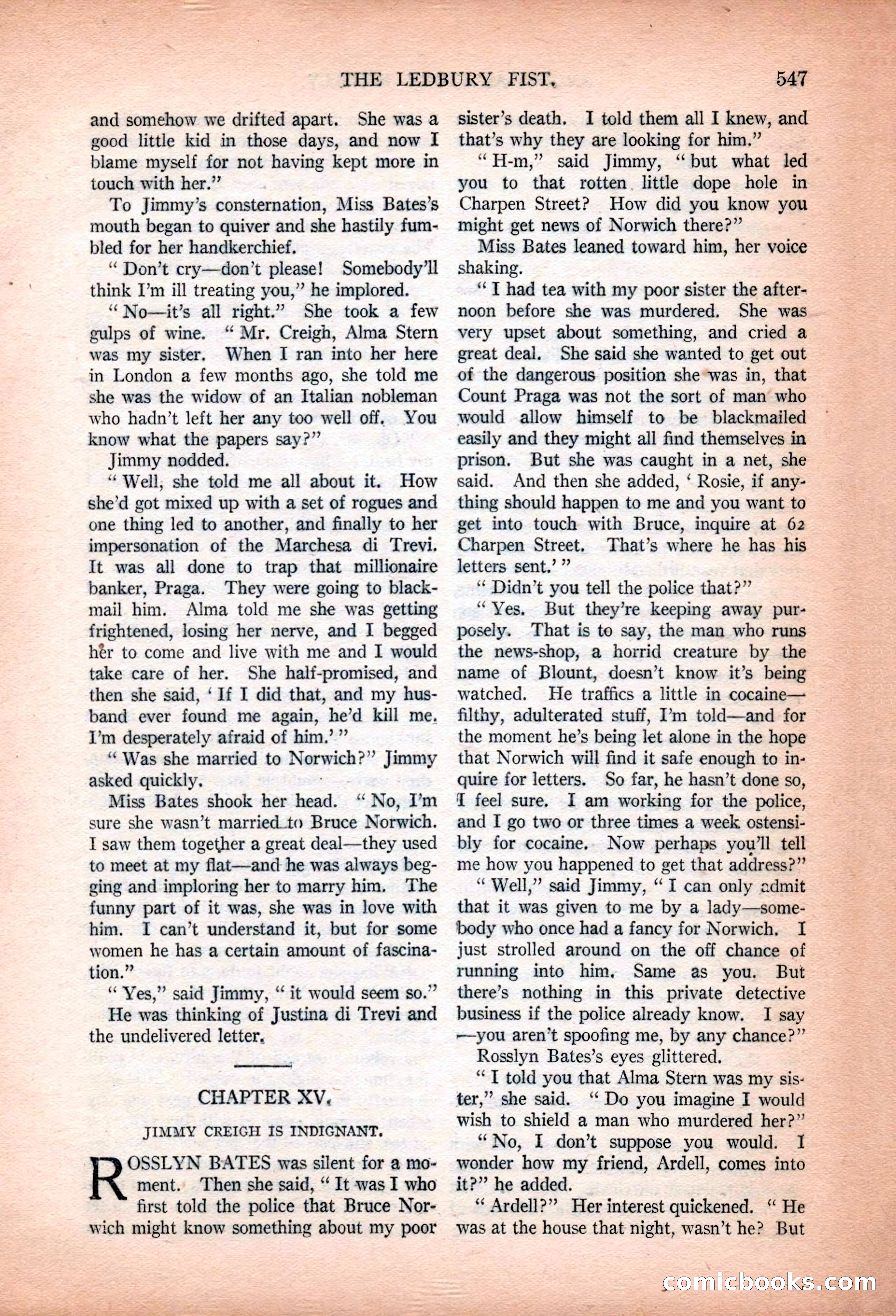 Argosy All-Story Weekly, January 13, 1923 — page 85 of 184