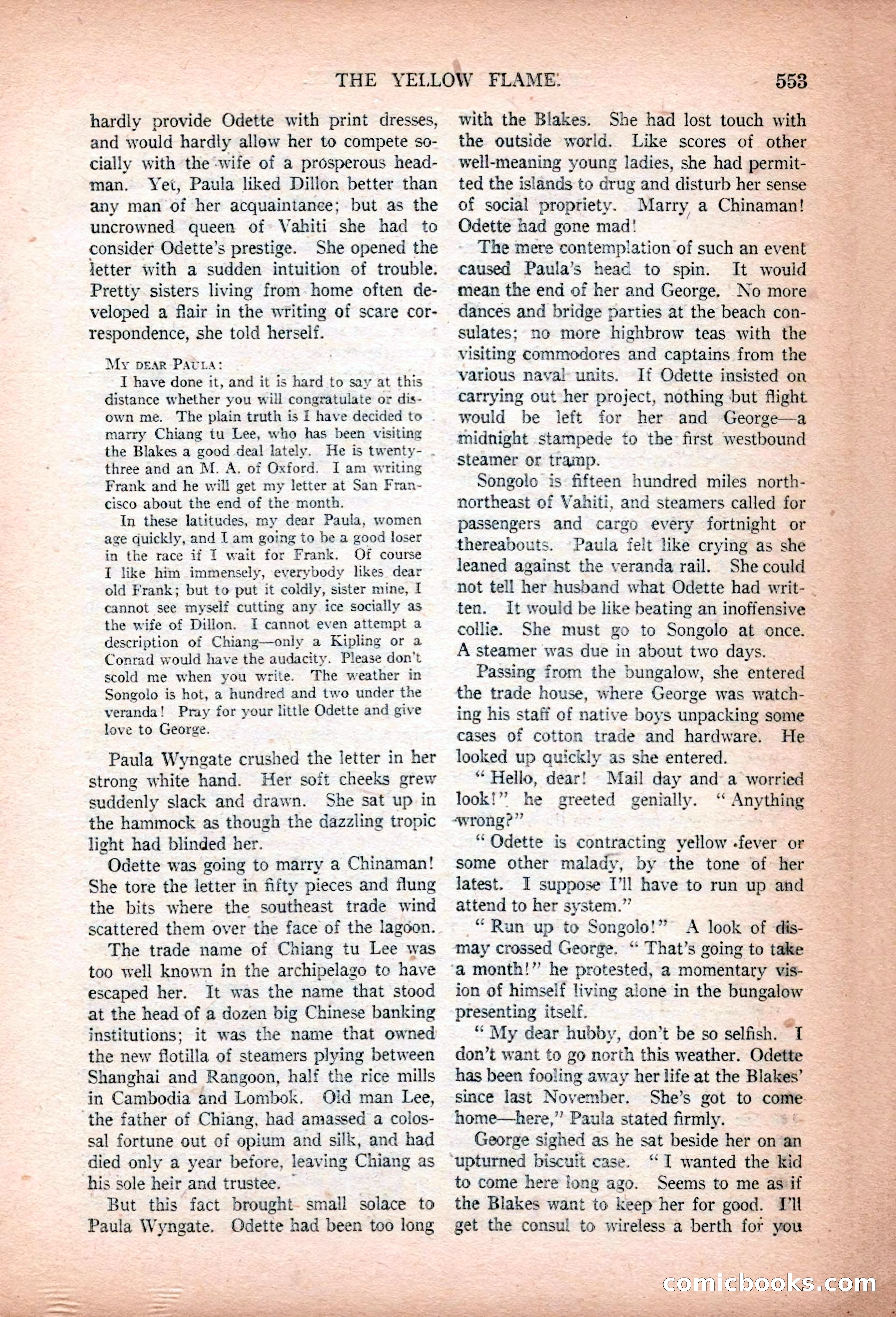 Argosy All-Story Weekly, January 13, 1923 — page 91 of 184