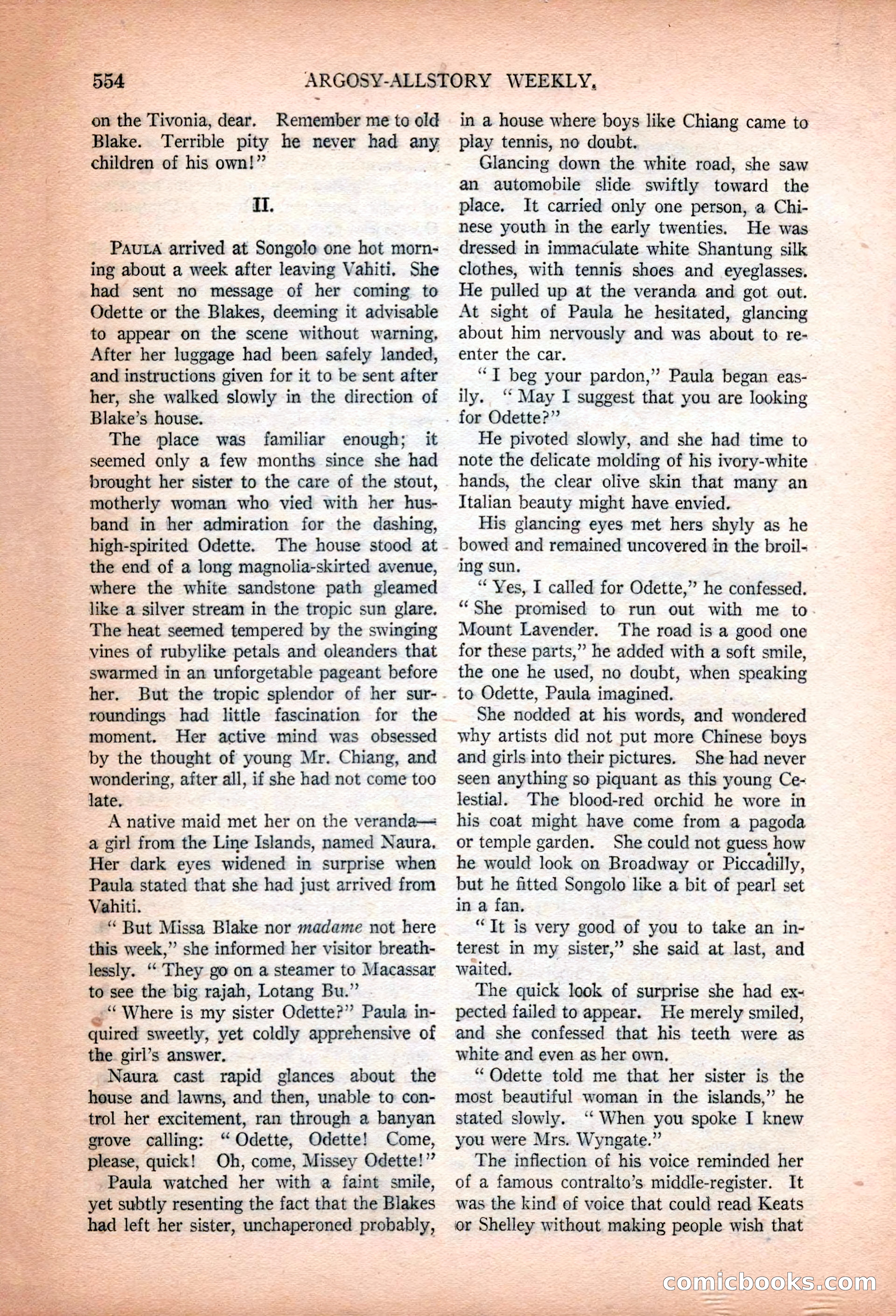 Argosy All-Story Weekly, January 13, 1923 — page 92 of 184