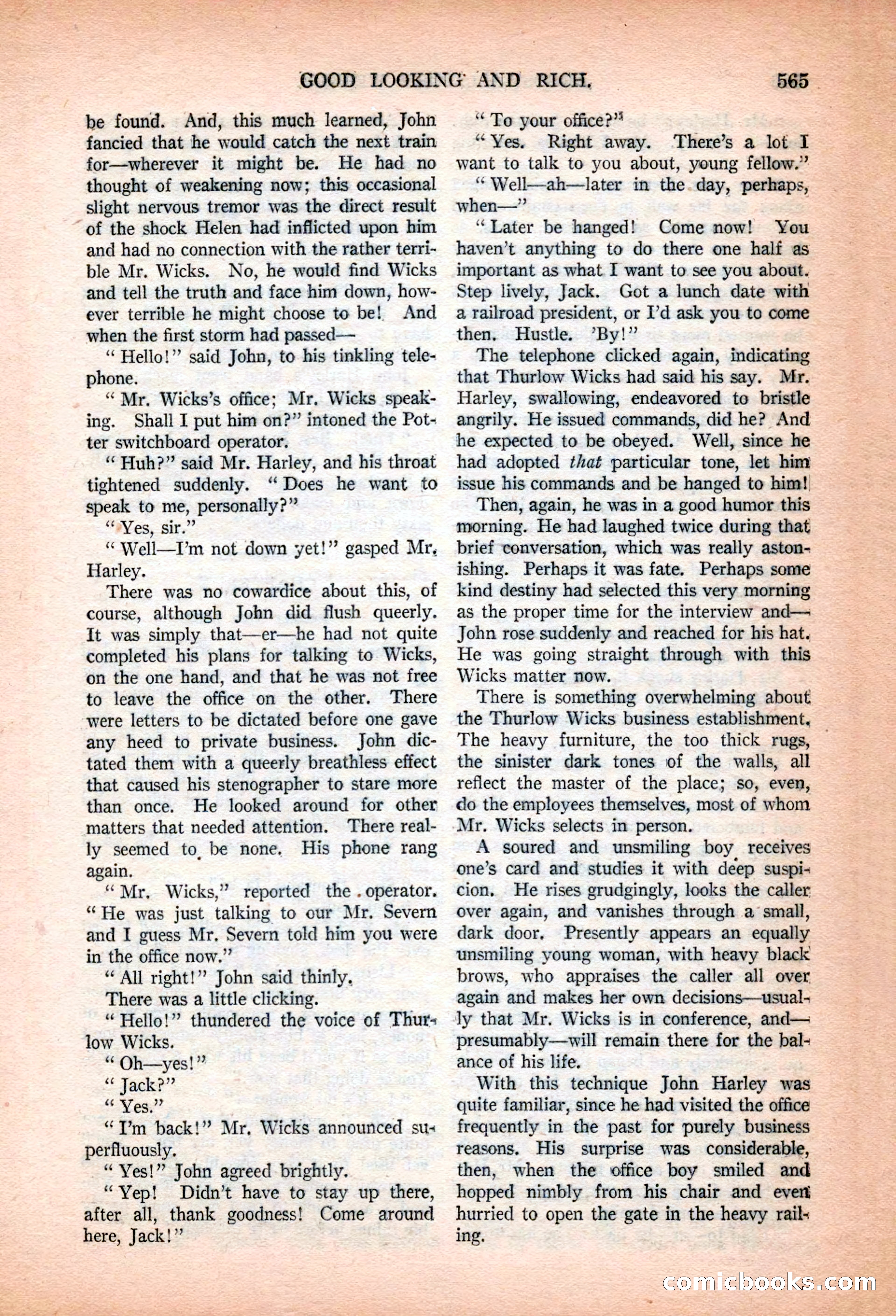 Argosy All-Story Weekly, January 13, 1923 — page 103 of 184