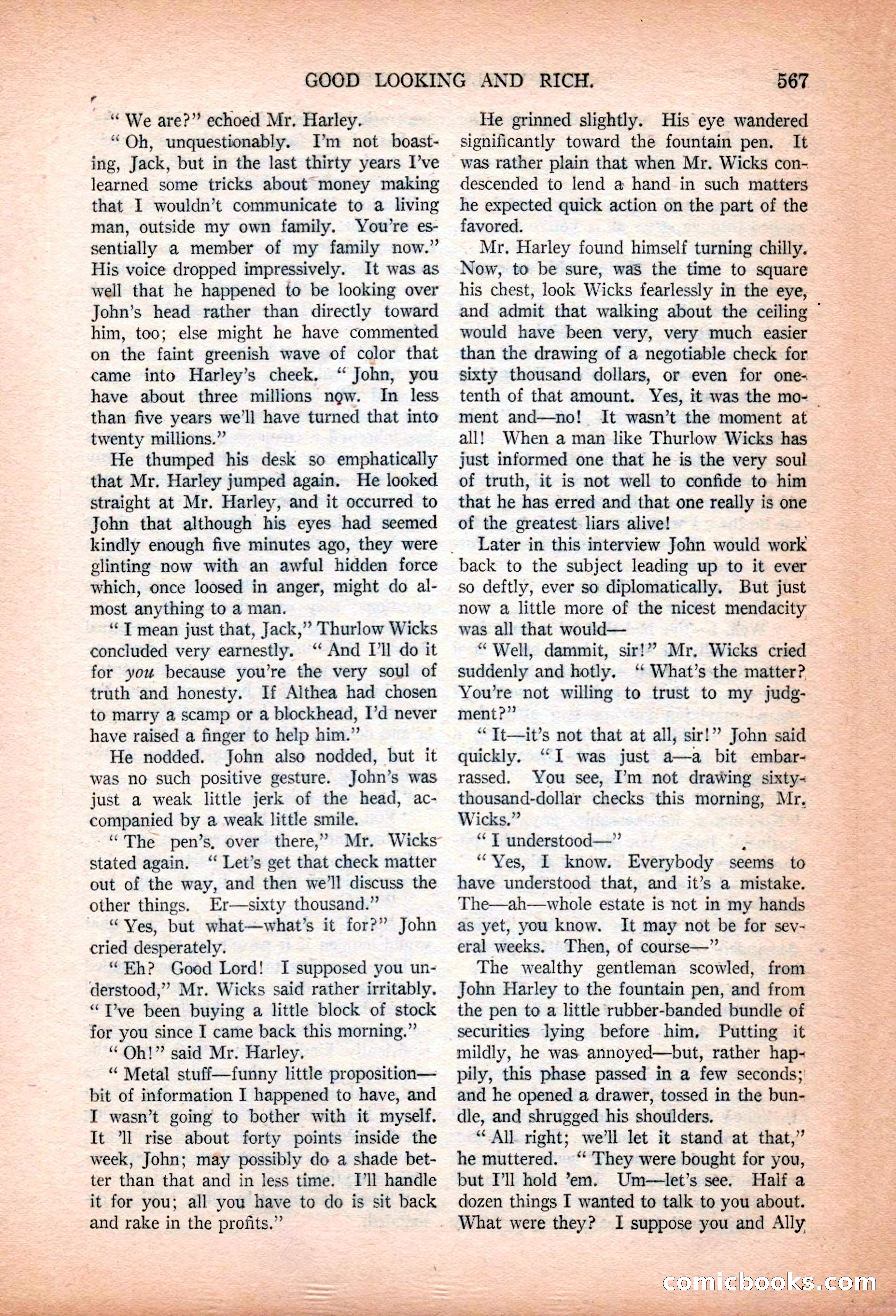 Argosy All-Story Weekly, January 13, 1923 — page 105 of 184