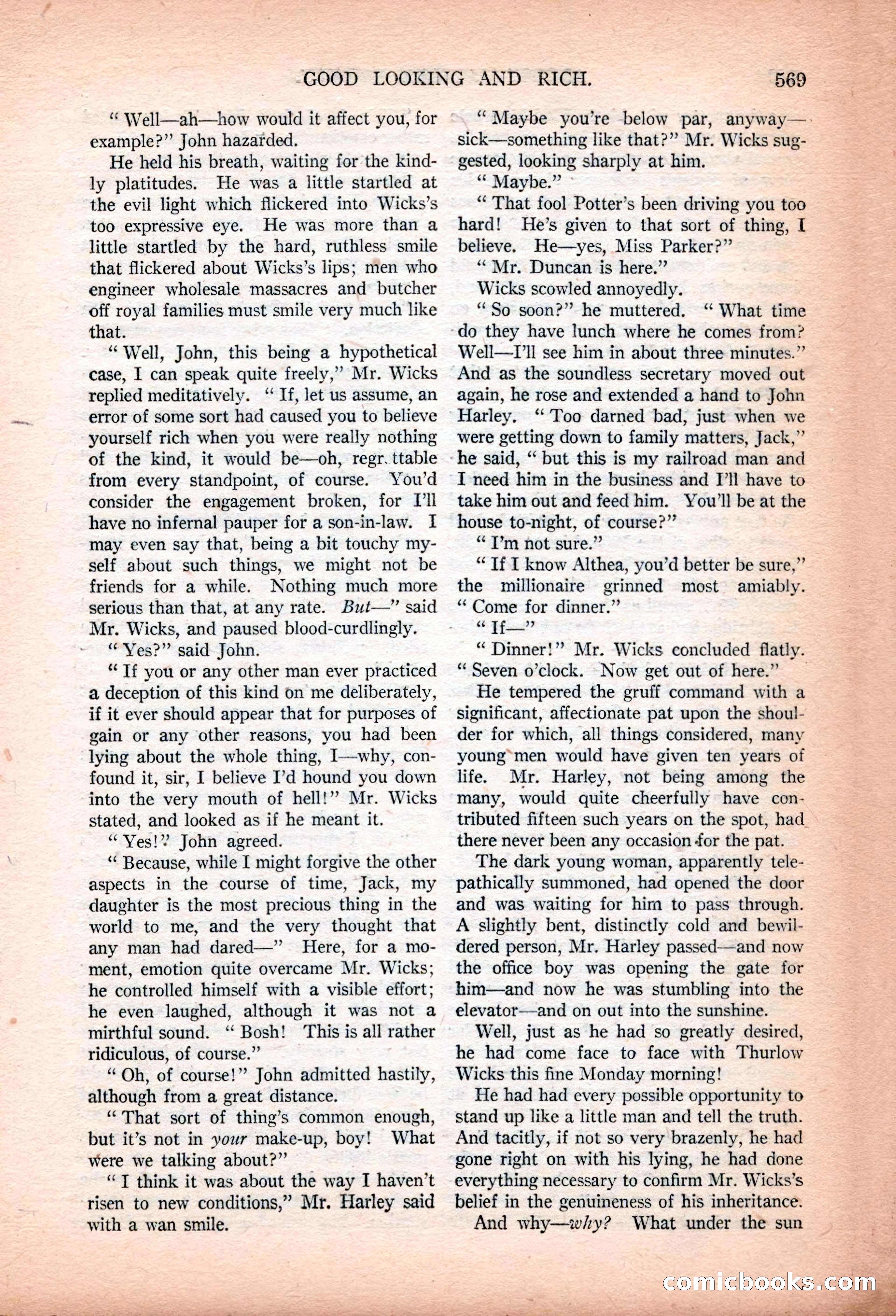 Argosy All-Story Weekly, January 13, 1923 — page 107 of 184