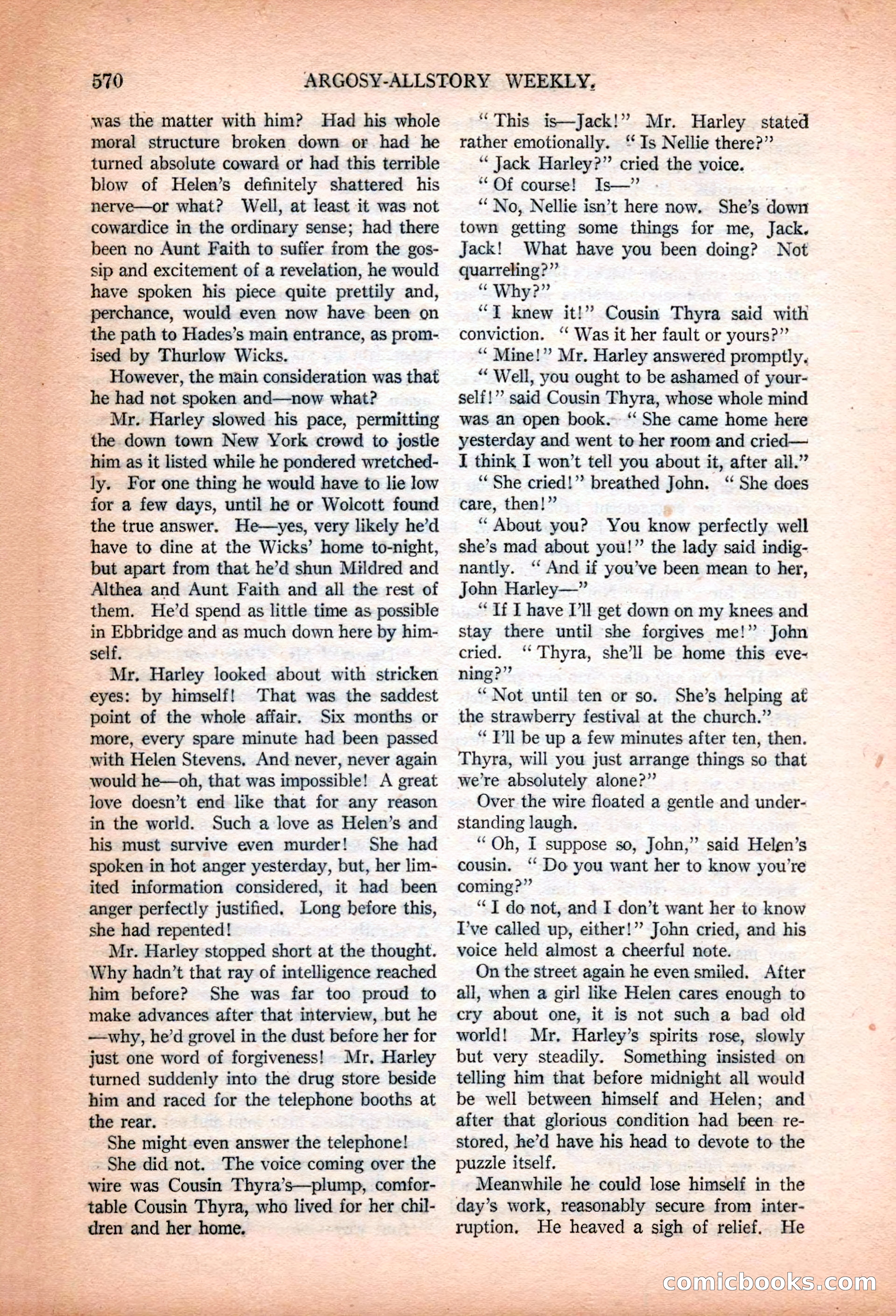 Argosy All-Story Weekly, January 13, 1923 — page 108 of 184