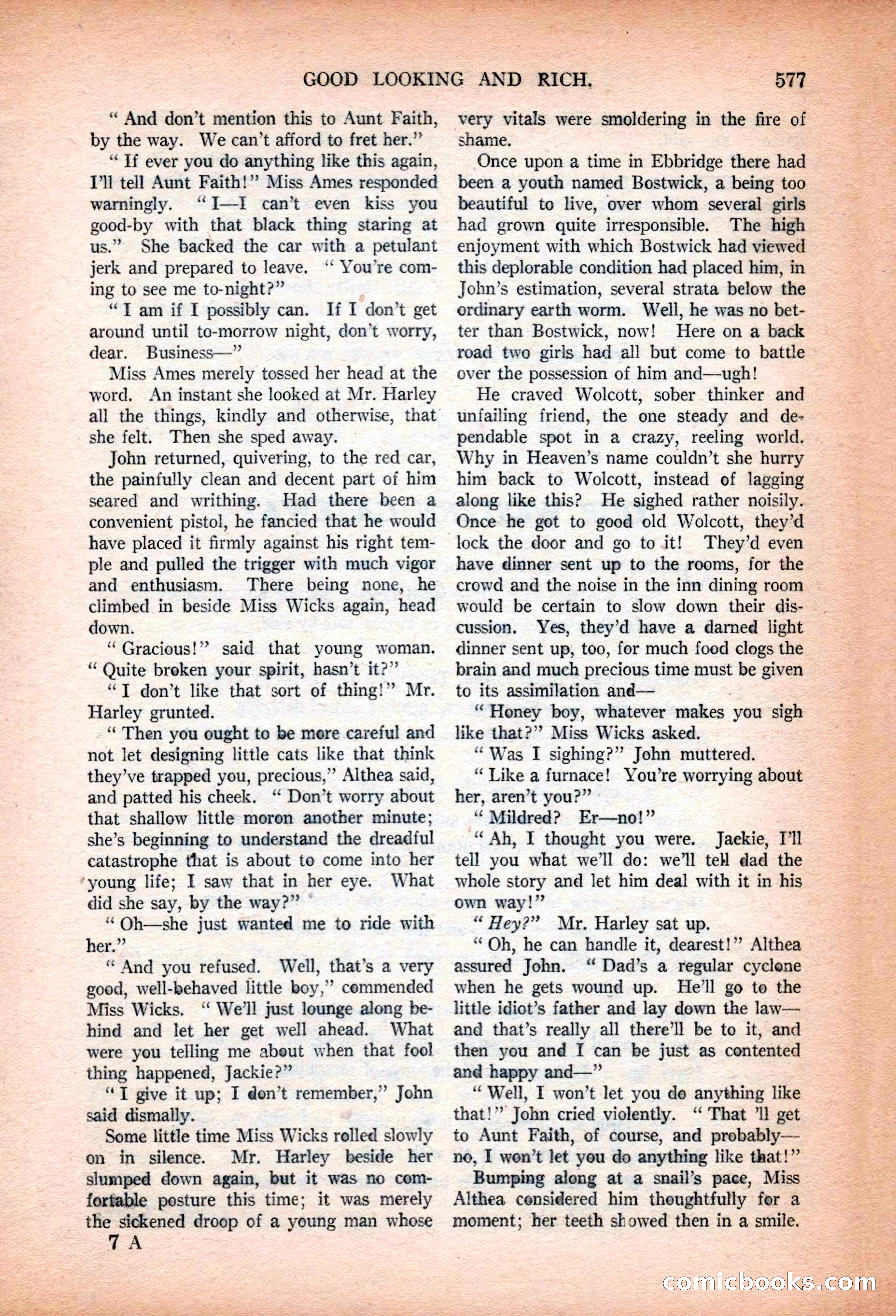 Argosy All-Story Weekly, January 13, 1923 — page 115 of 184