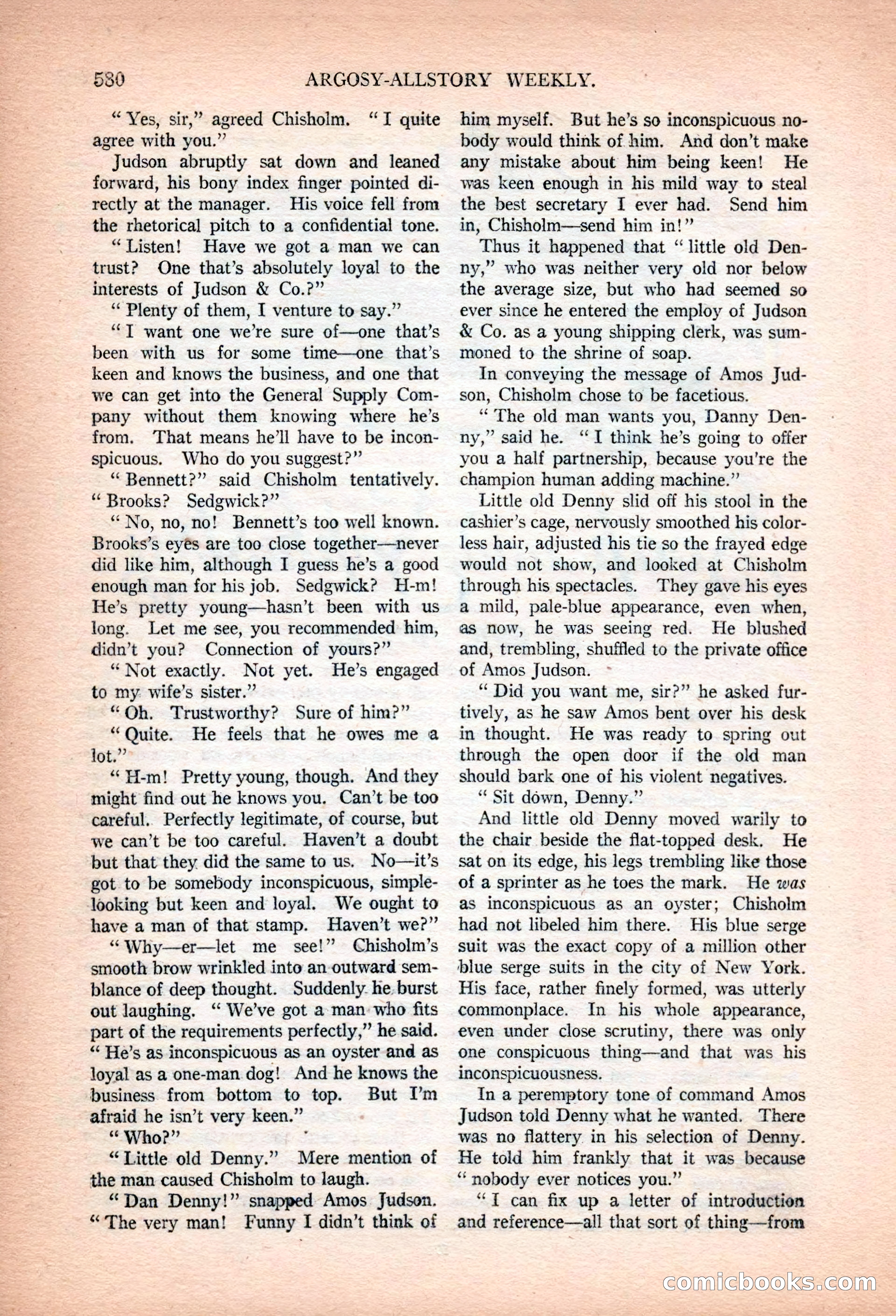 Argosy All-Story Weekly, January 13, 1923 — page 118 of 184