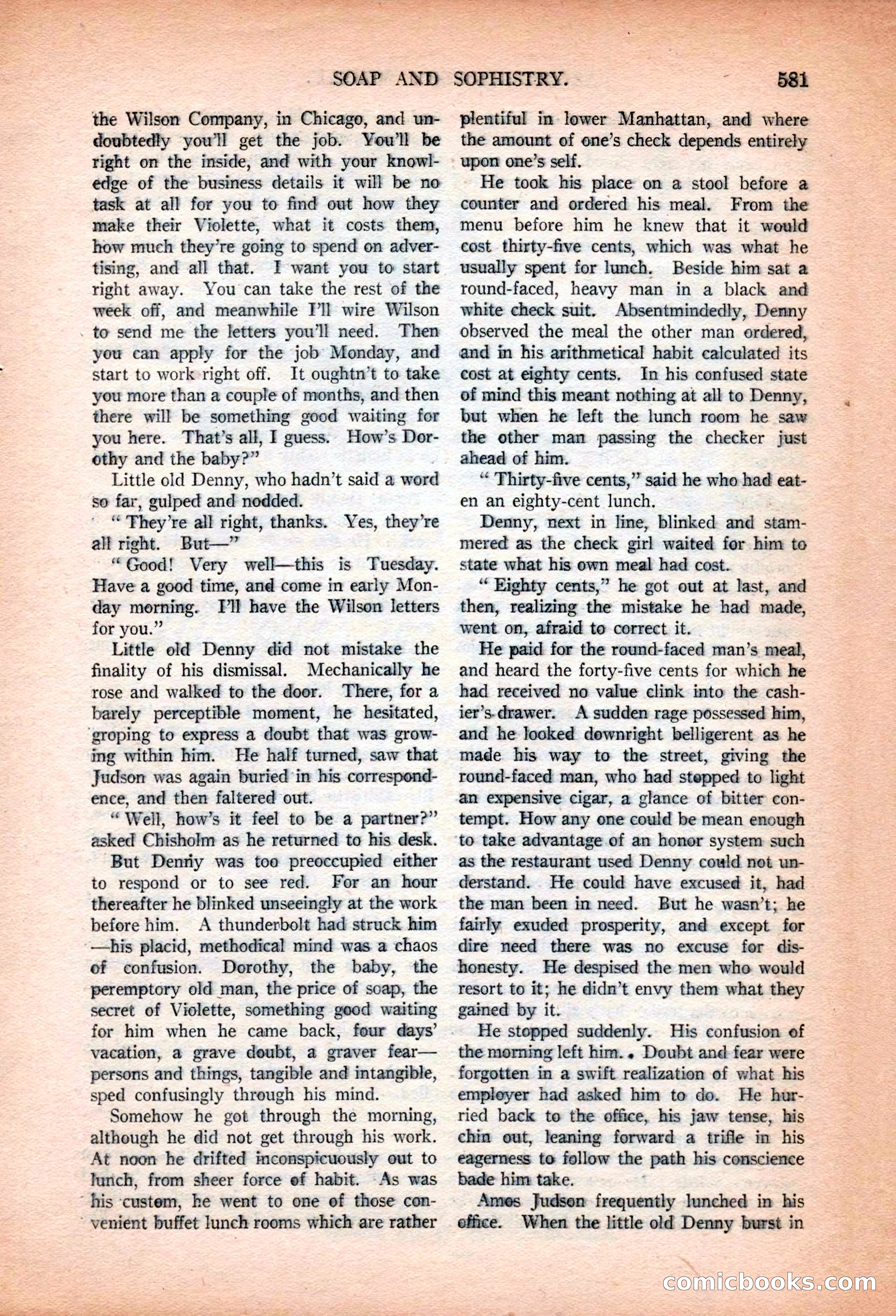 Argosy All-Story Weekly, January 13, 1923 — page 119 of 184