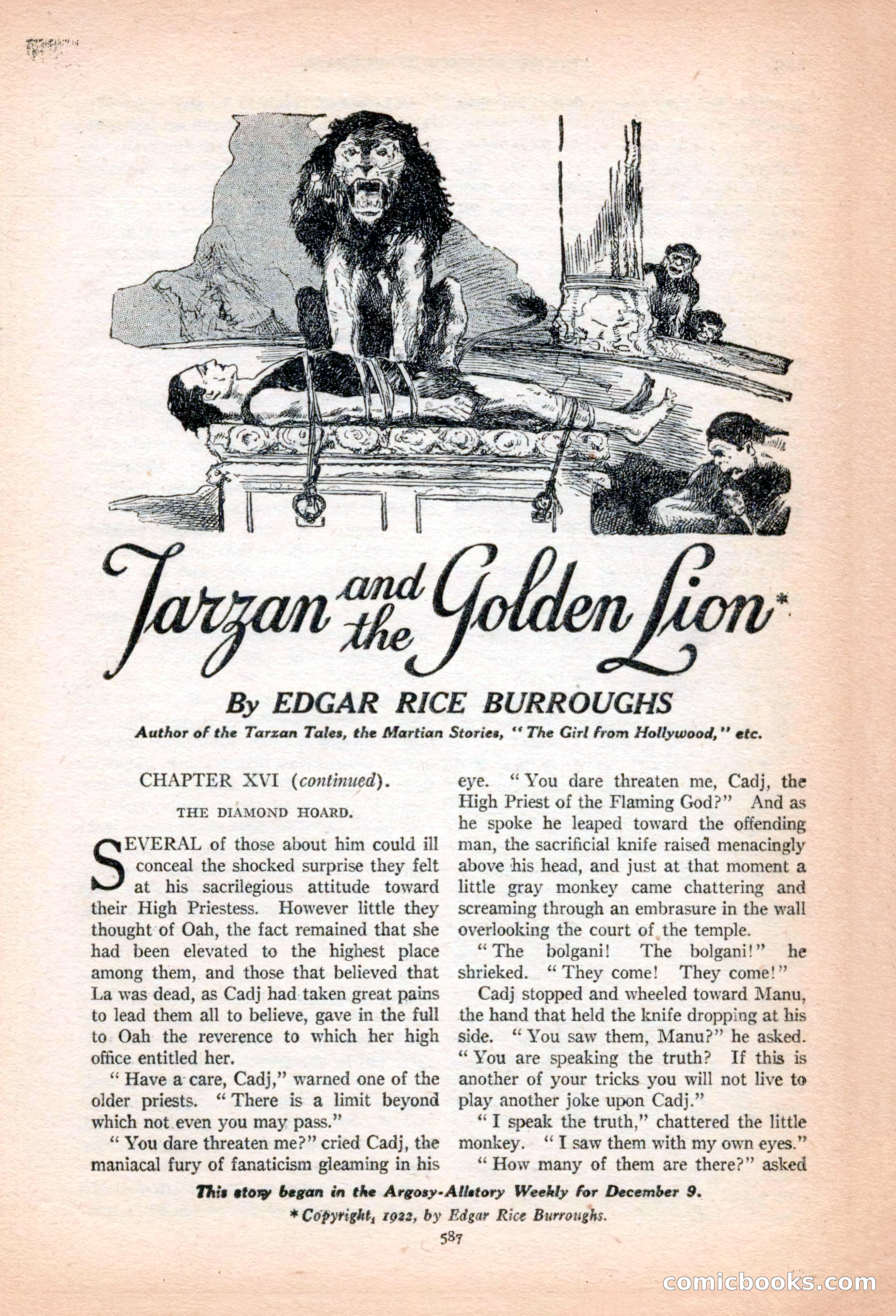 Argosy All-Story Weekly, January 13, 1923 — page 125 of 184