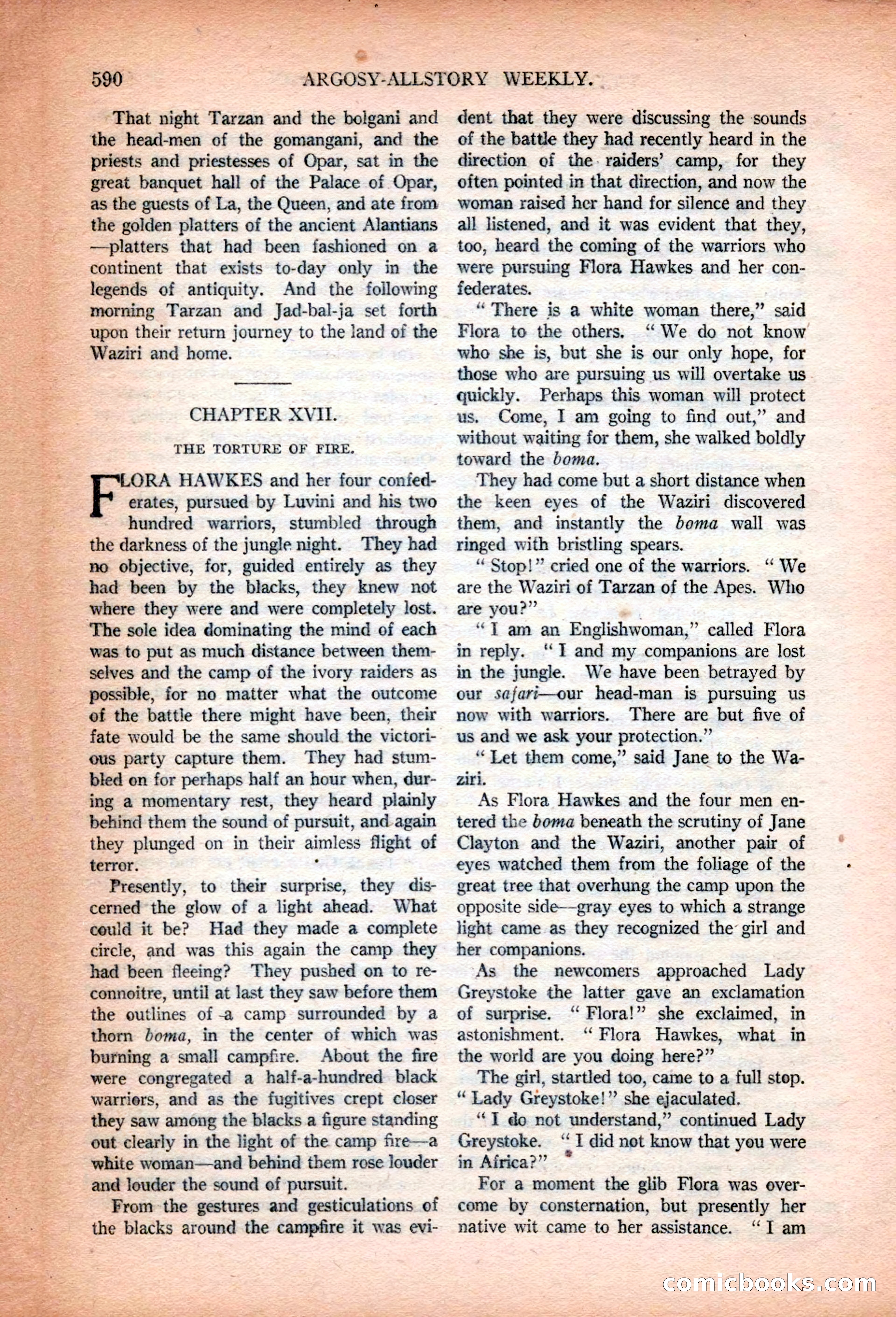 Argosy All-Story Weekly, January 13, 1923 — page 128 of 184