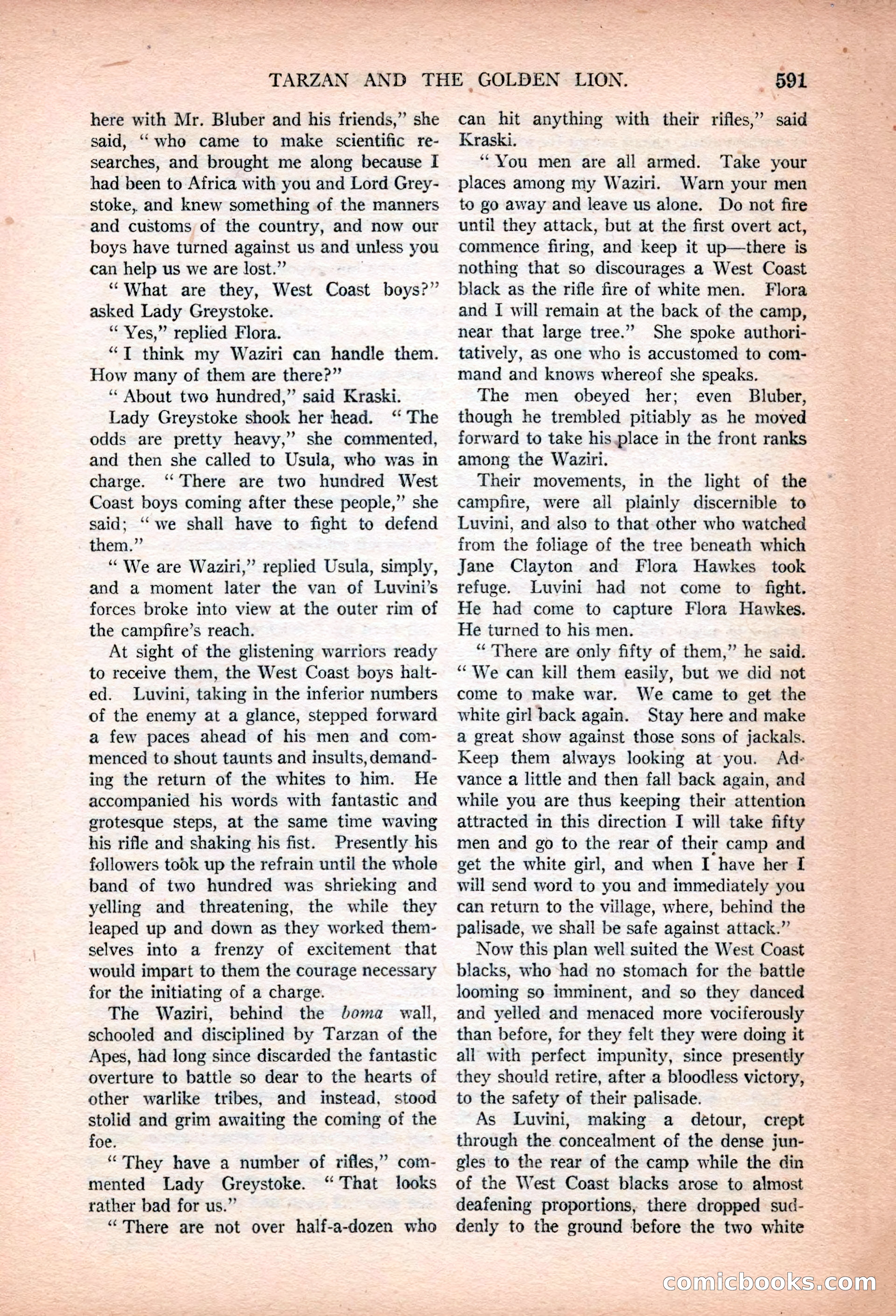 Argosy All-Story Weekly, January 13, 1923 — page 129 of 184