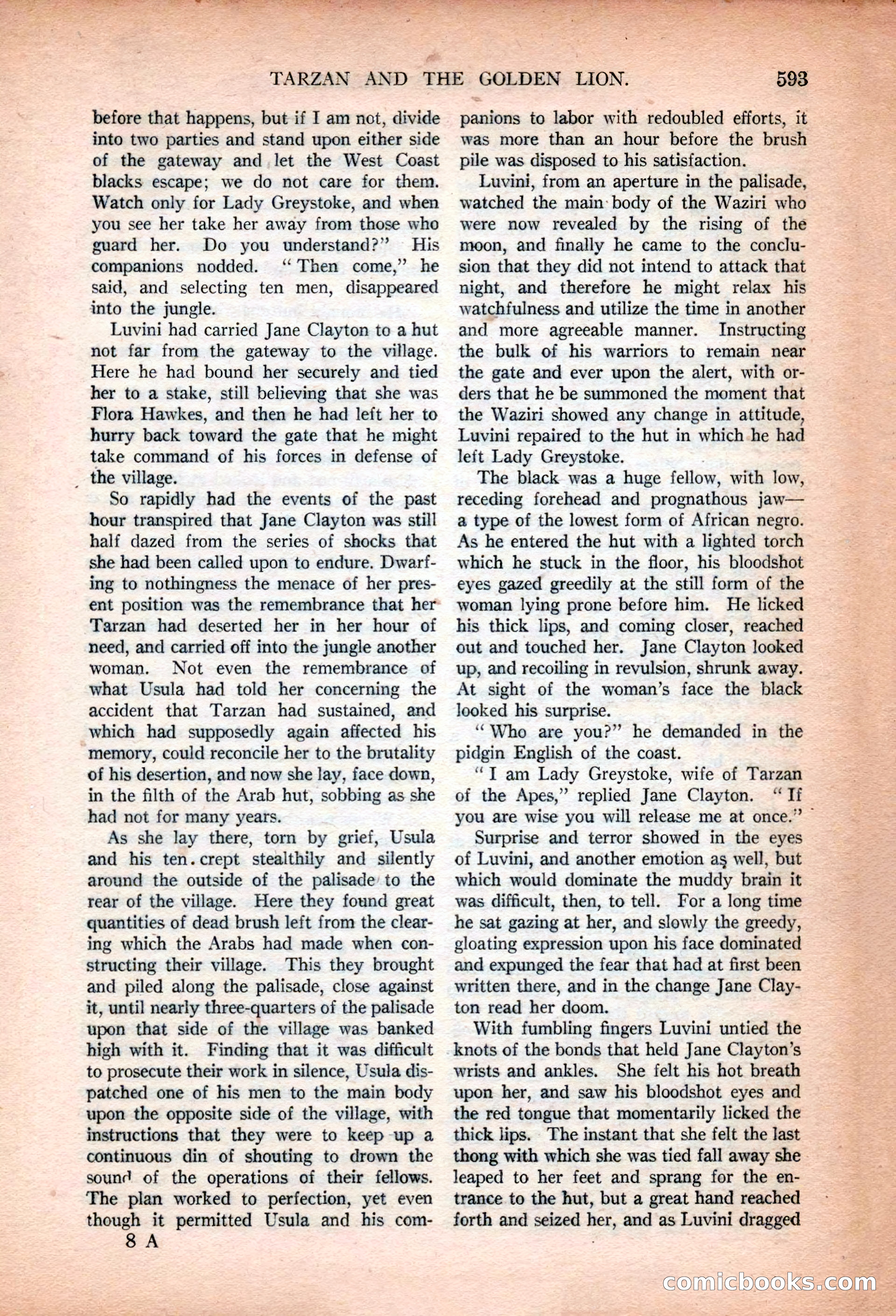 Argosy All-Story Weekly, January 13, 1923 — page 131 of 184