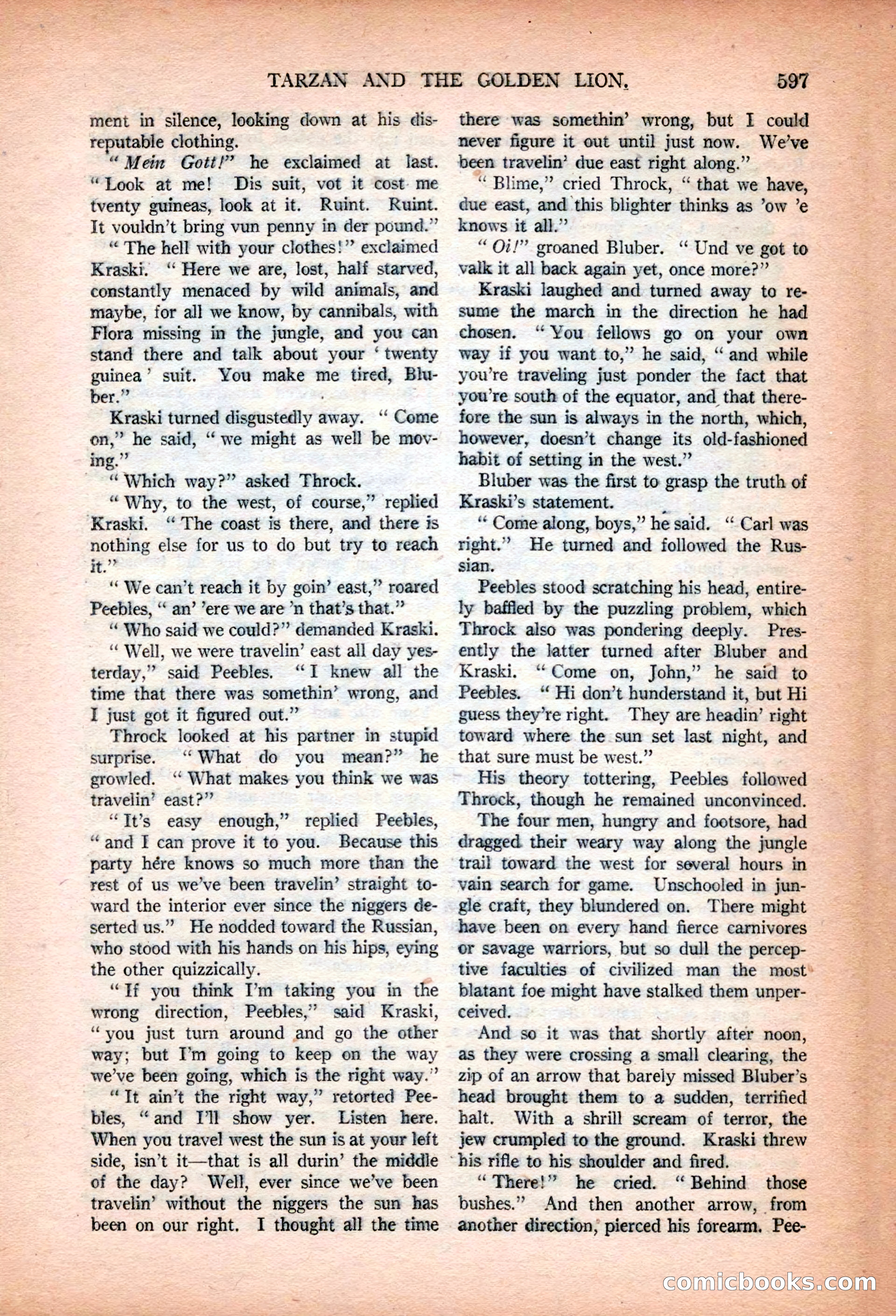 Argosy All-Story Weekly, January 13, 1923 — page 135 of 184