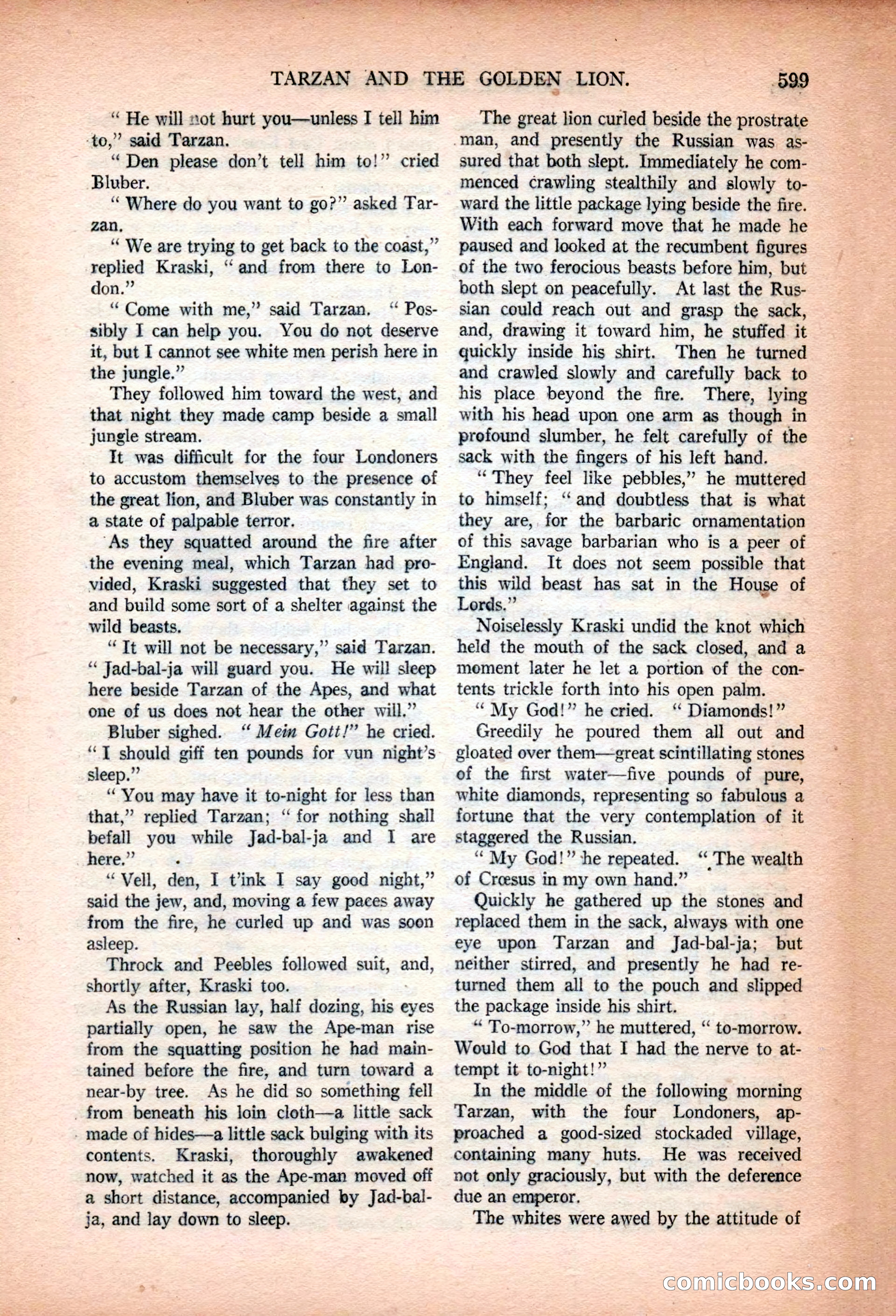 Argosy All-Story Weekly, January 13, 1923 — page 137 of 184
