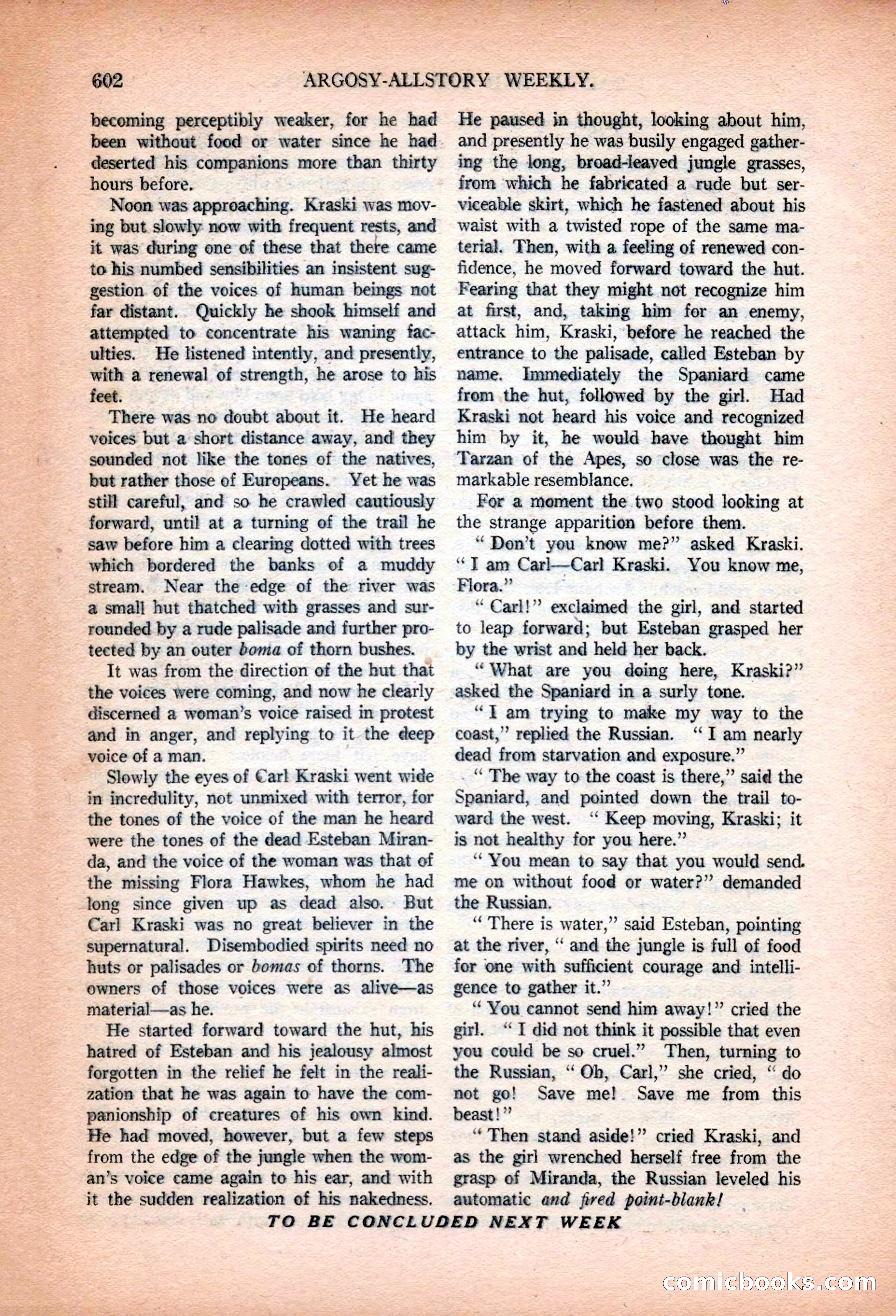 Argosy All-Story Weekly, January 13, 1923 — page 140 of 184