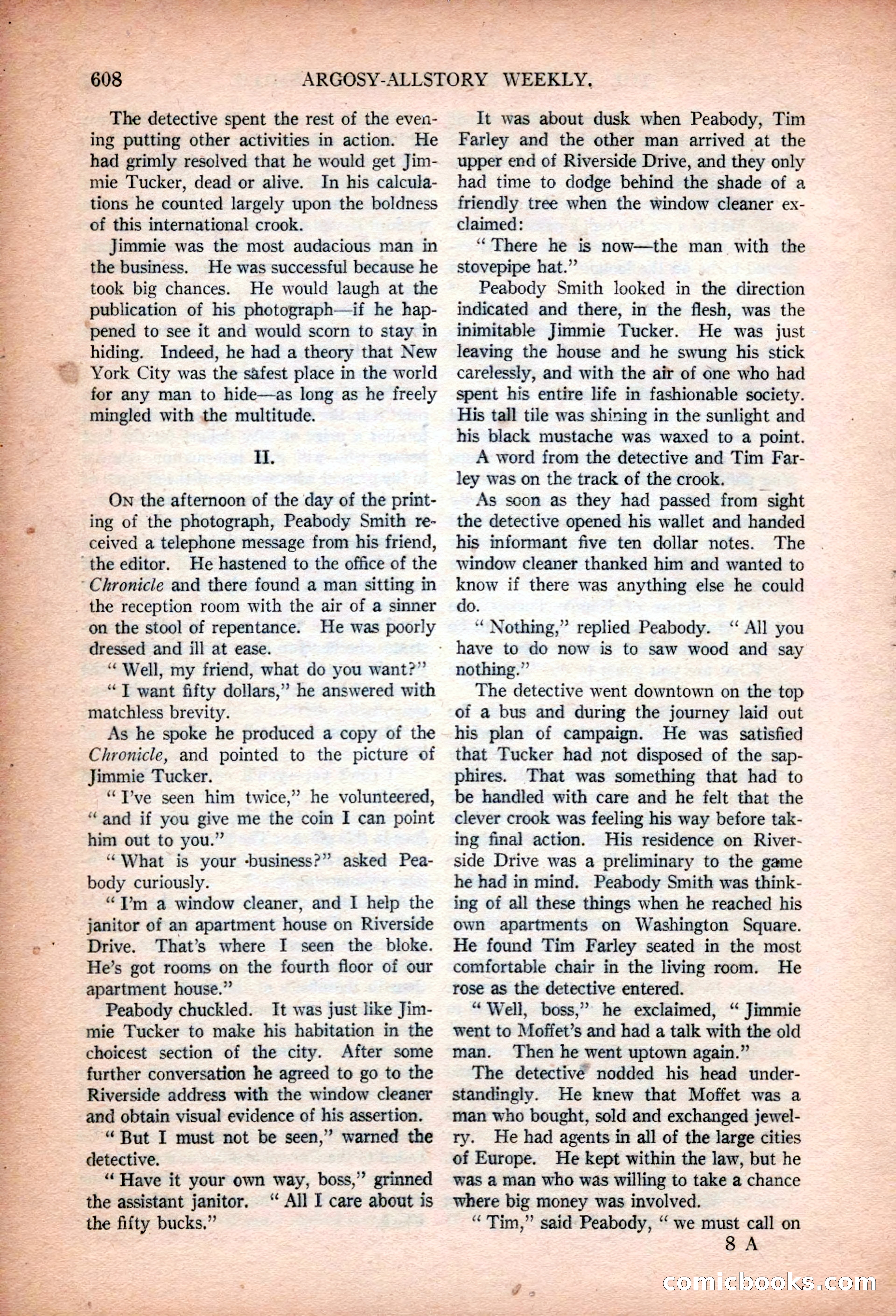 Argosy All-Story Weekly, January 13, 1923 — page 146 of 184