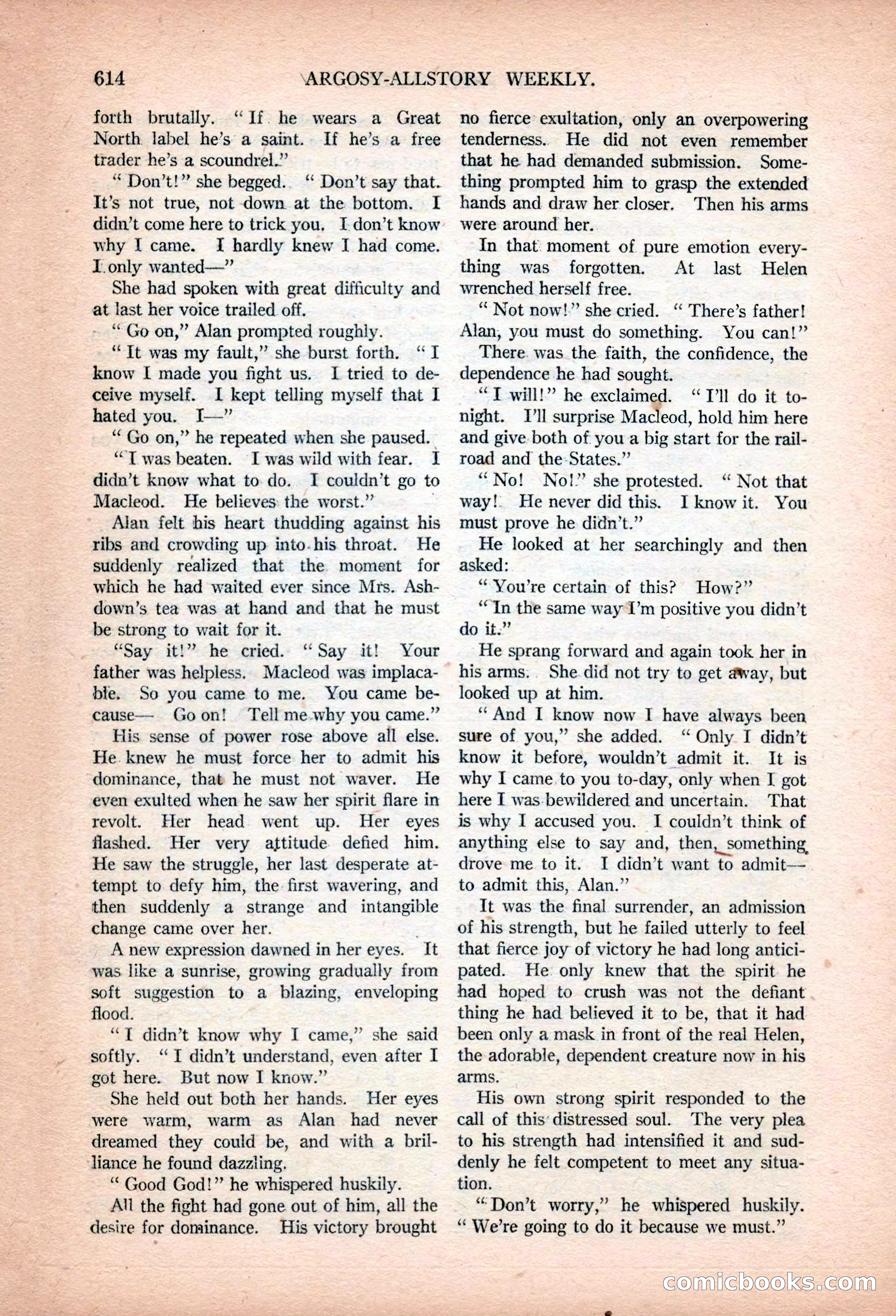 Argosy All-Story Weekly, January 13, 1923 — page 152 of 184
