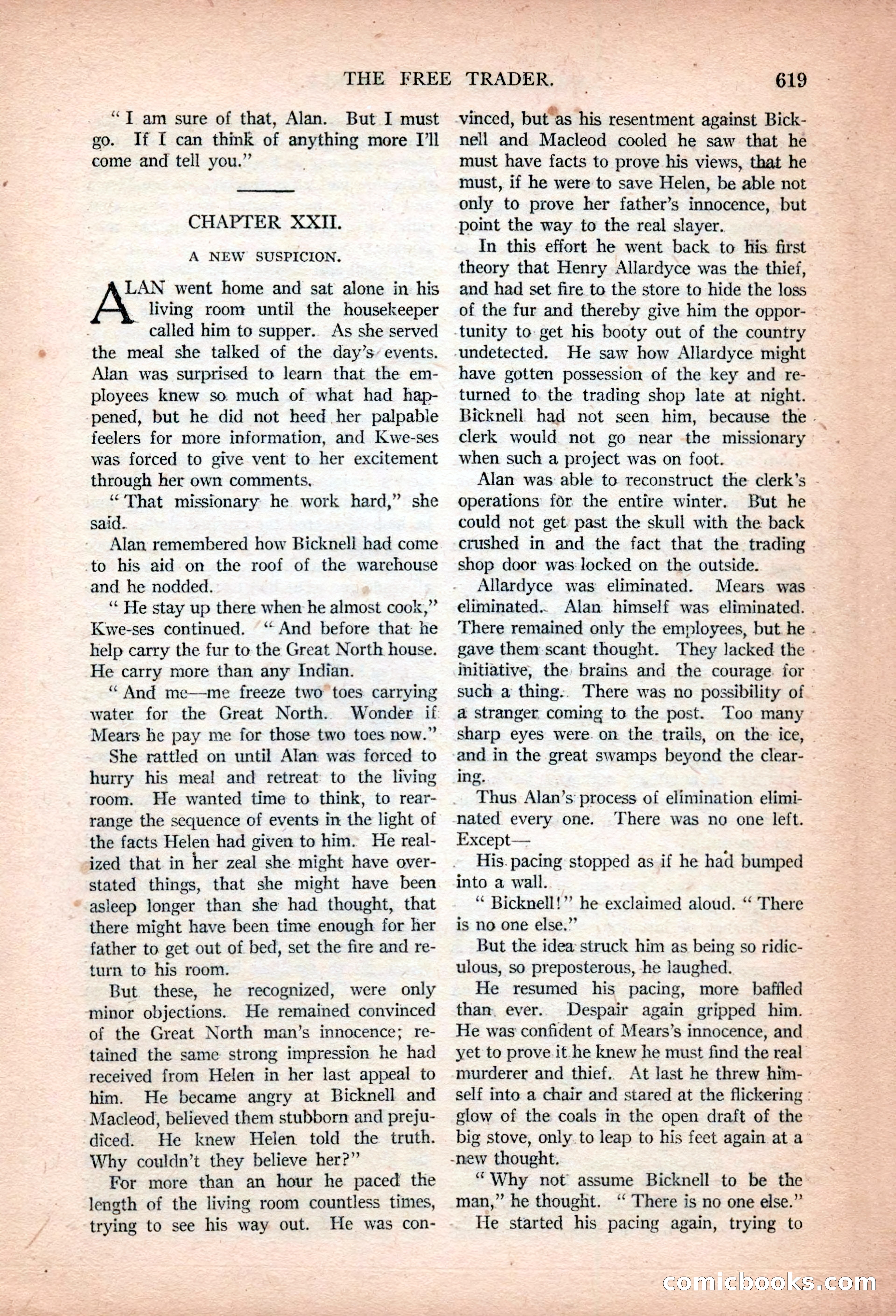 Argosy All-Story Weekly, January 13, 1923 — page 157 of 184