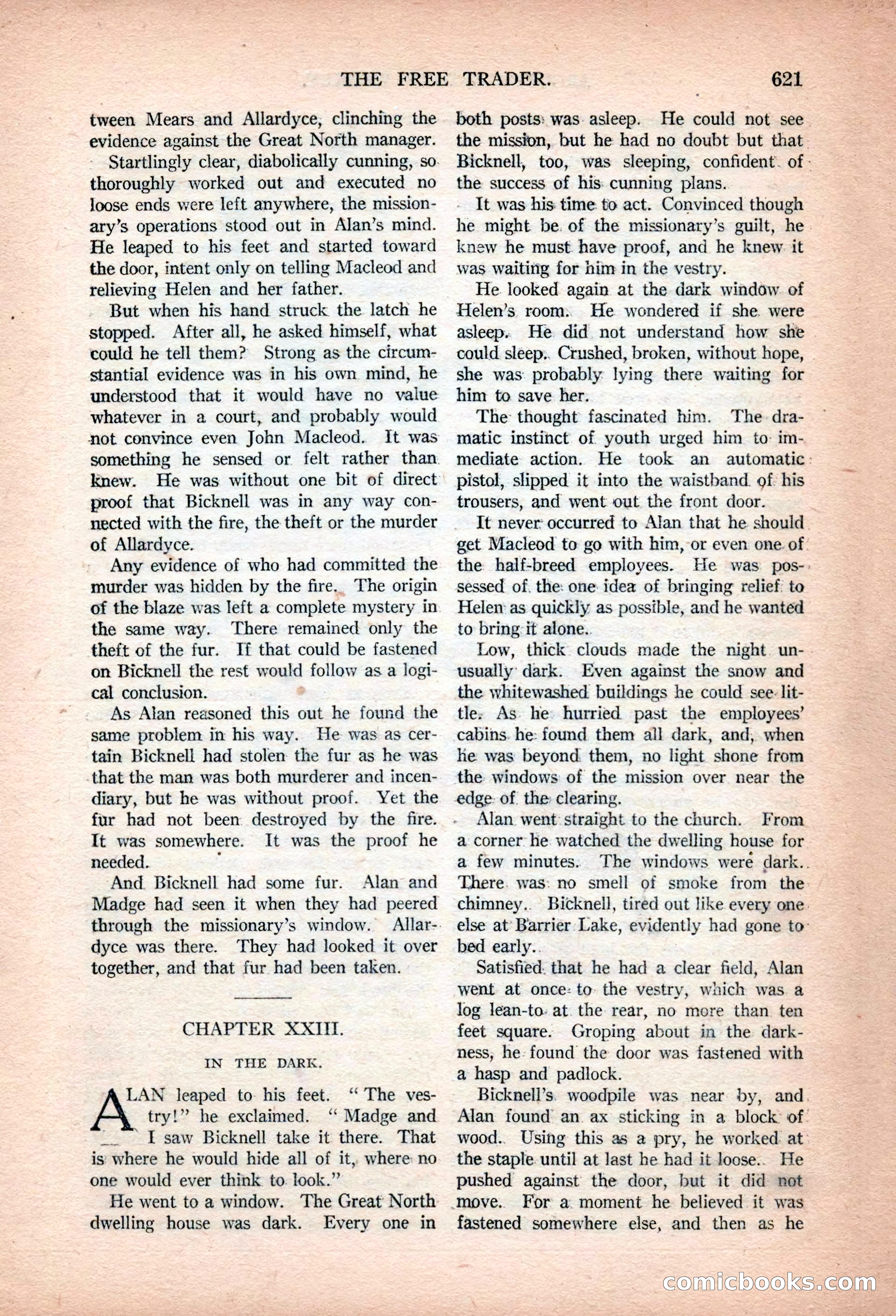 Argosy All-Story Weekly, January 13, 1923 — page 159 of 184