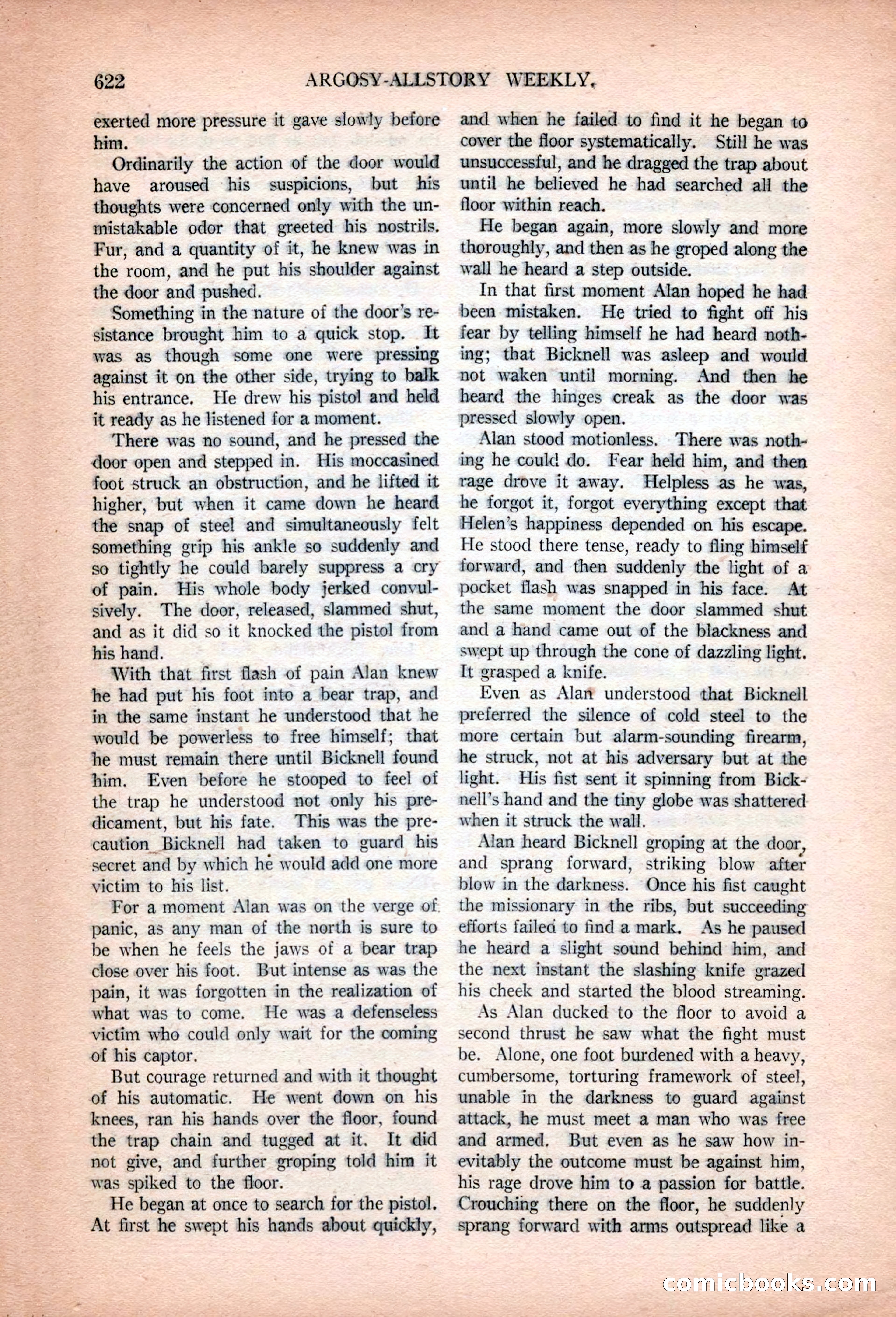 Argosy All-Story Weekly, January 13, 1923 — page 160 of 184