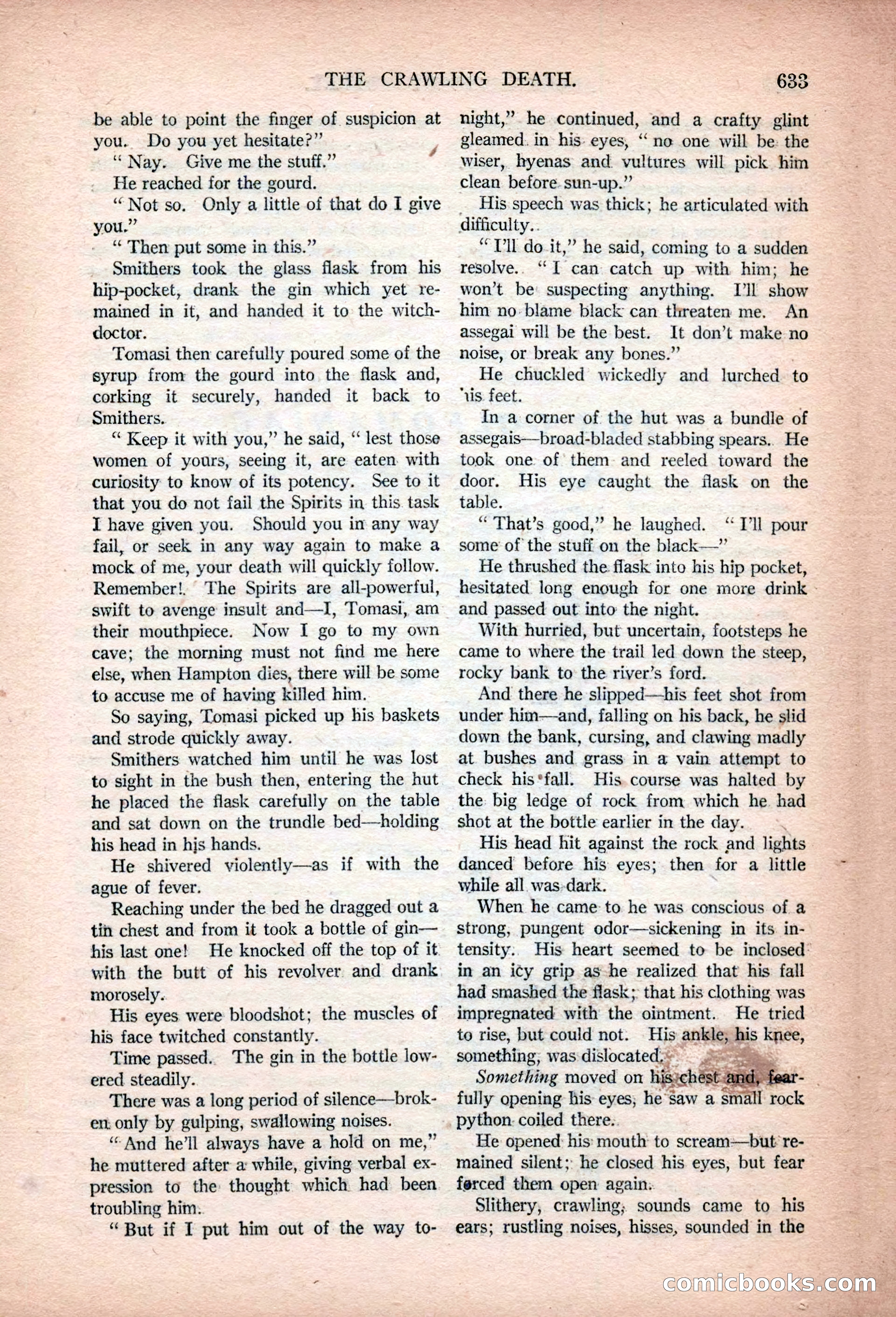 Argosy All-Story Weekly, January 13, 1923 — page 171 of 184