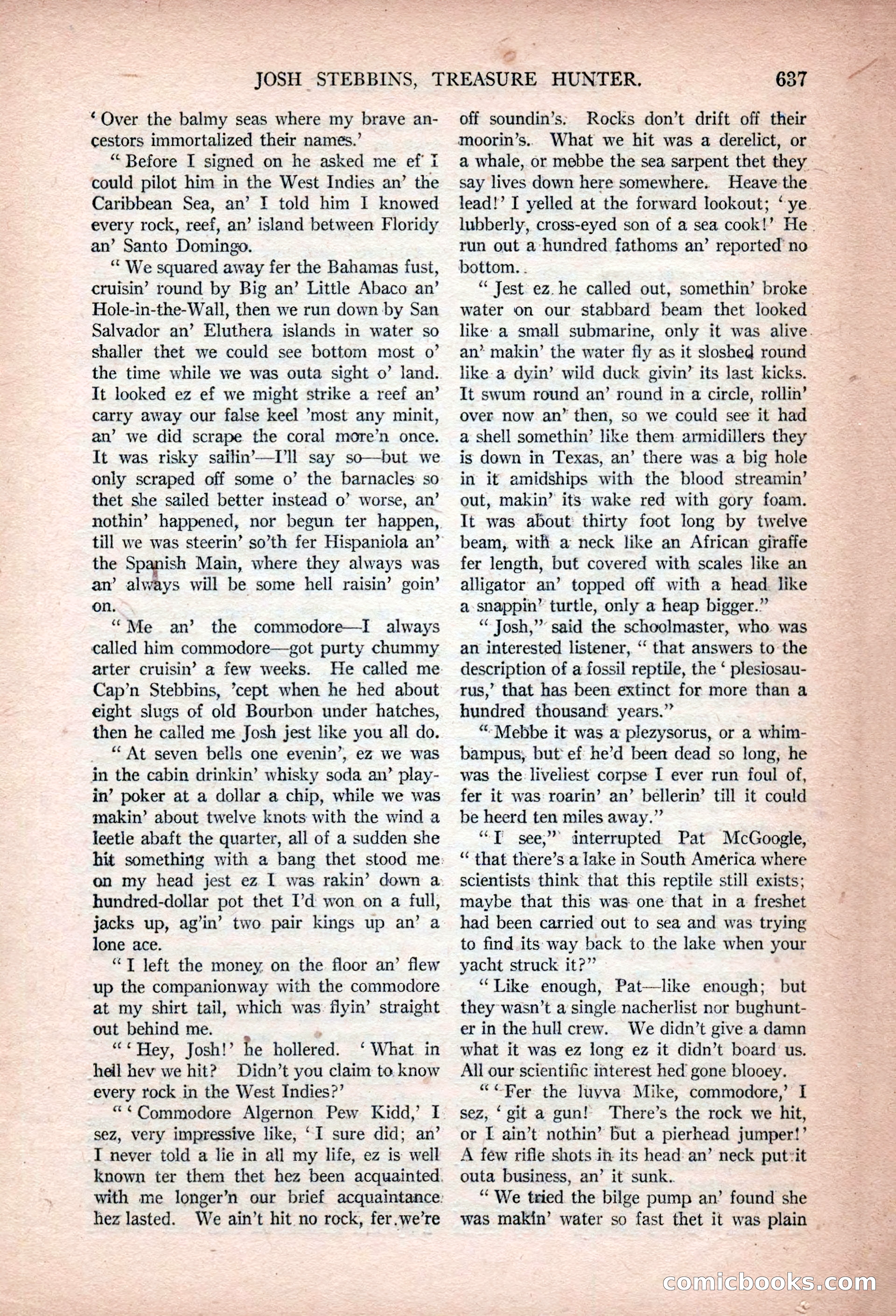 Argosy All-Story Weekly, January 13, 1923 — page 175 of 184