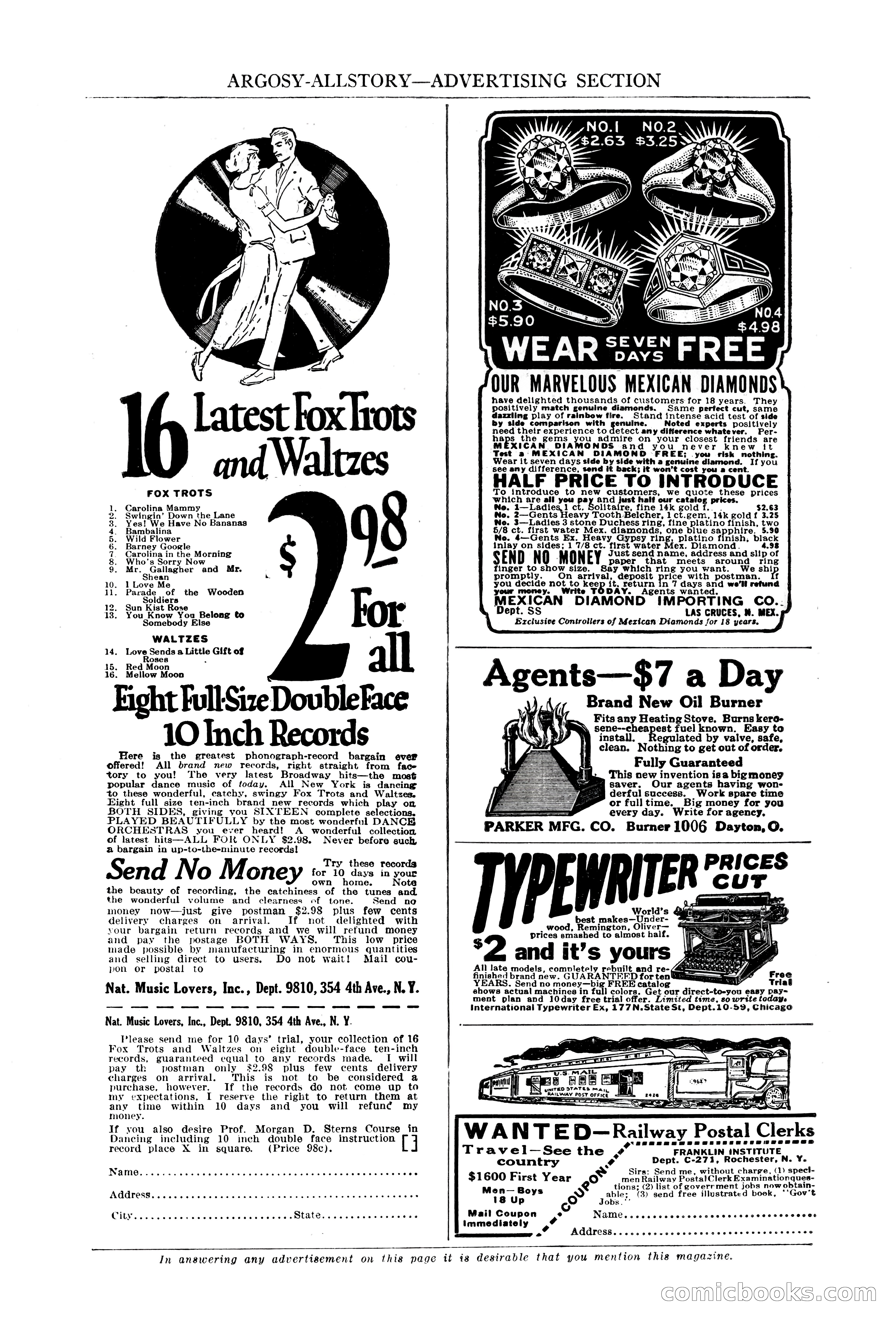 Argosy All-Story Weekly, October 6, 1923 — page 10 of 196