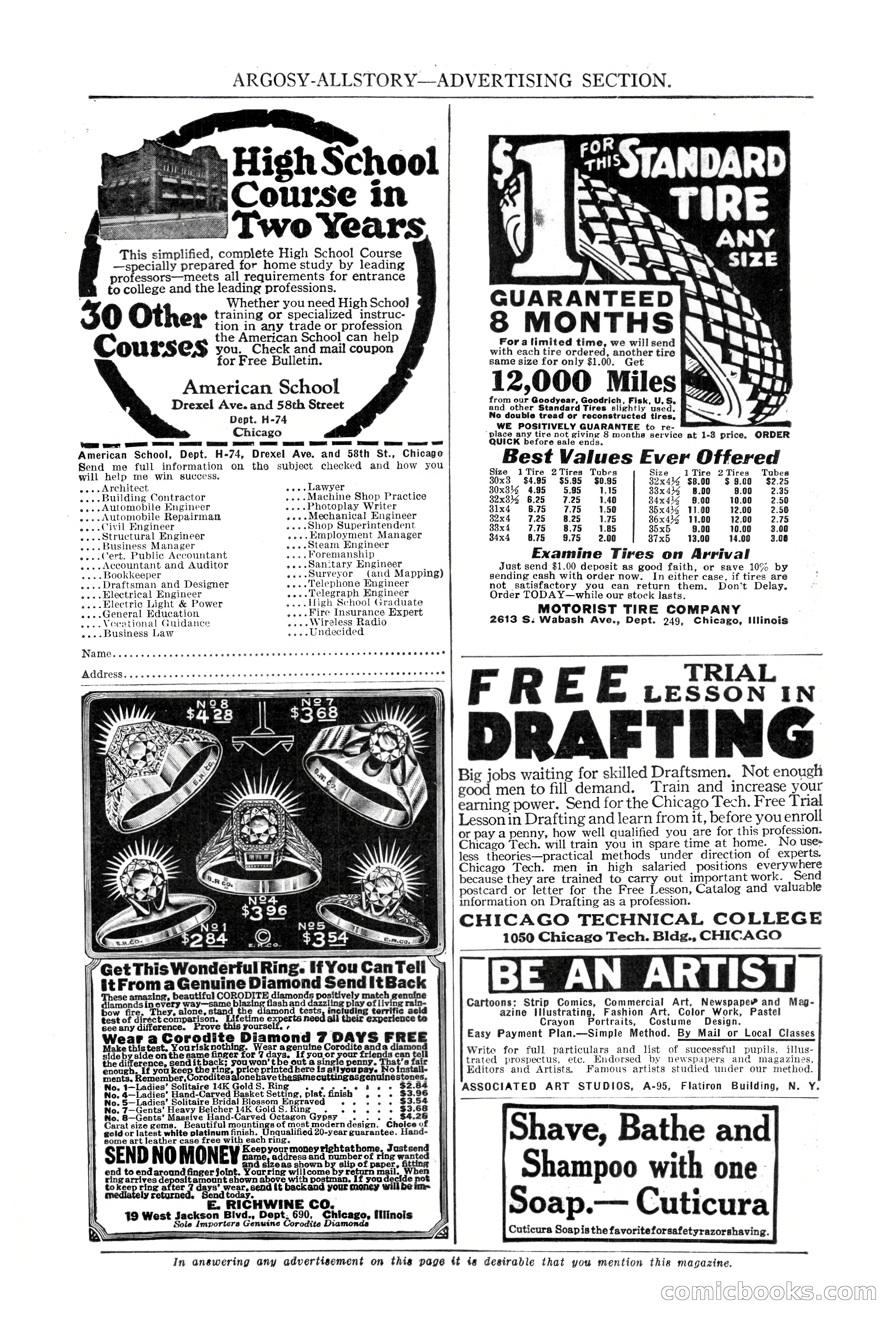 Argosy All-Story Weekly, October 6, 1923 — page 12 of 196