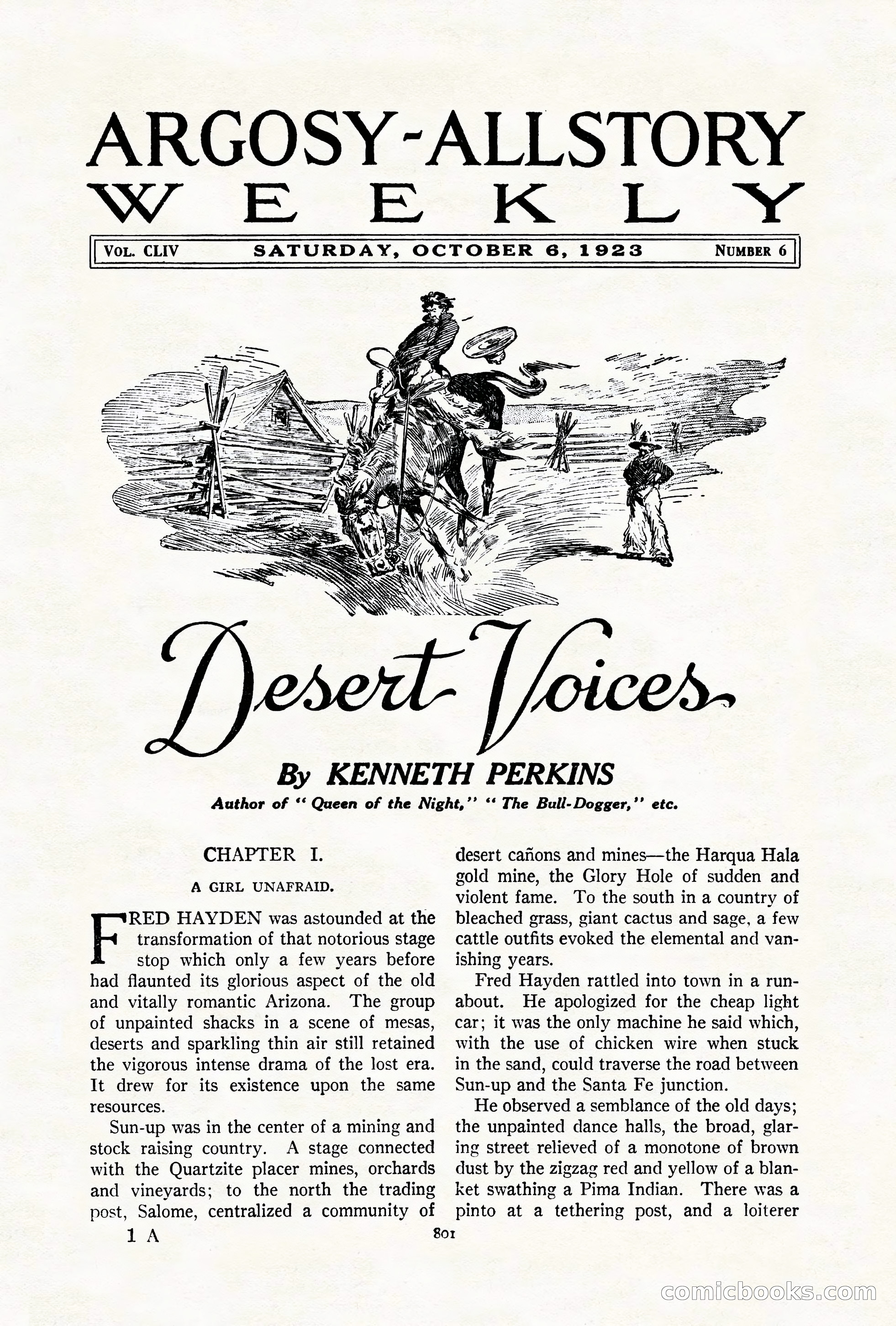 Argosy All-Story Weekly, October 6, 1923 — page 19 of 196