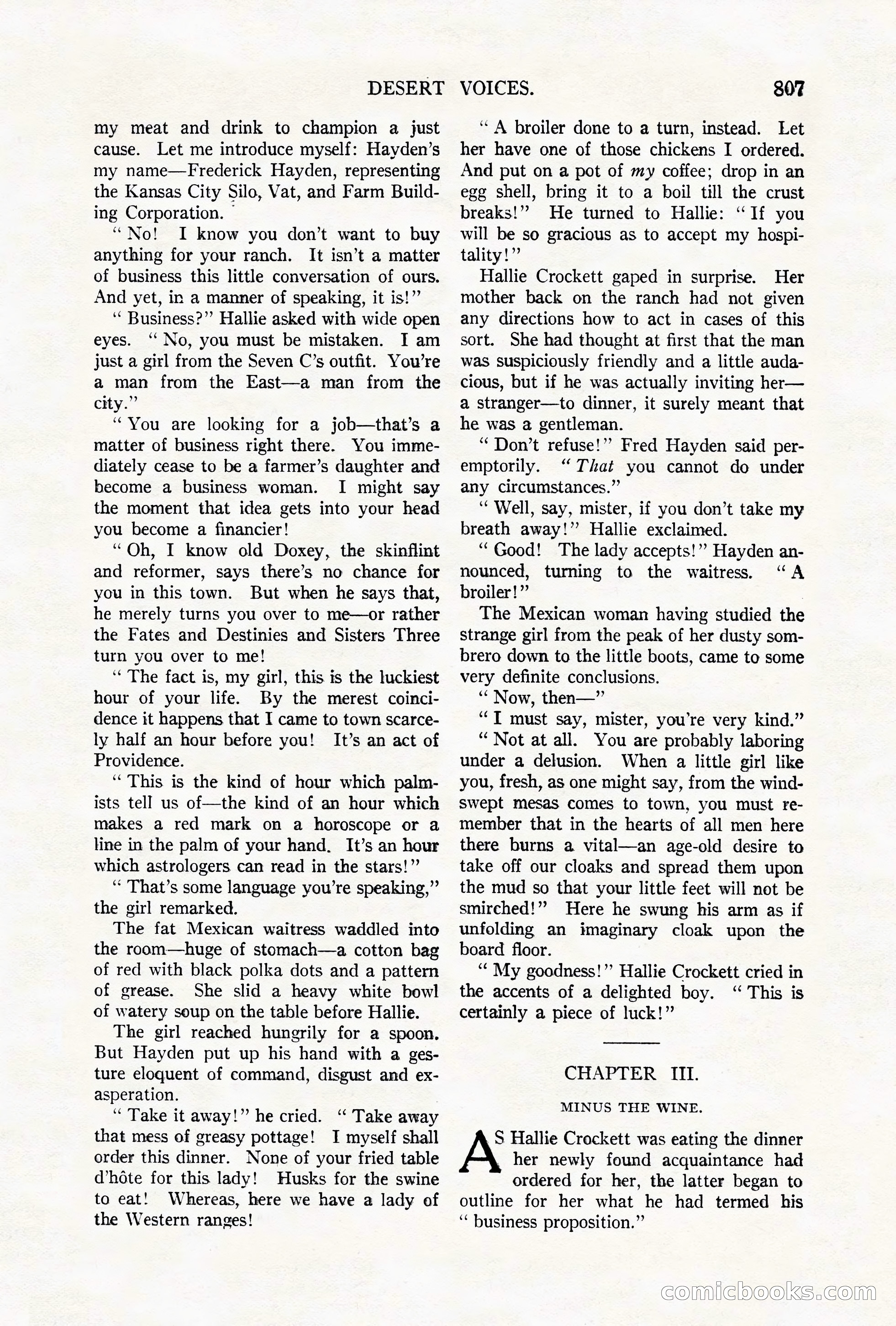 Argosy All-Story Weekly, October 6, 1923 — page 25 of 196