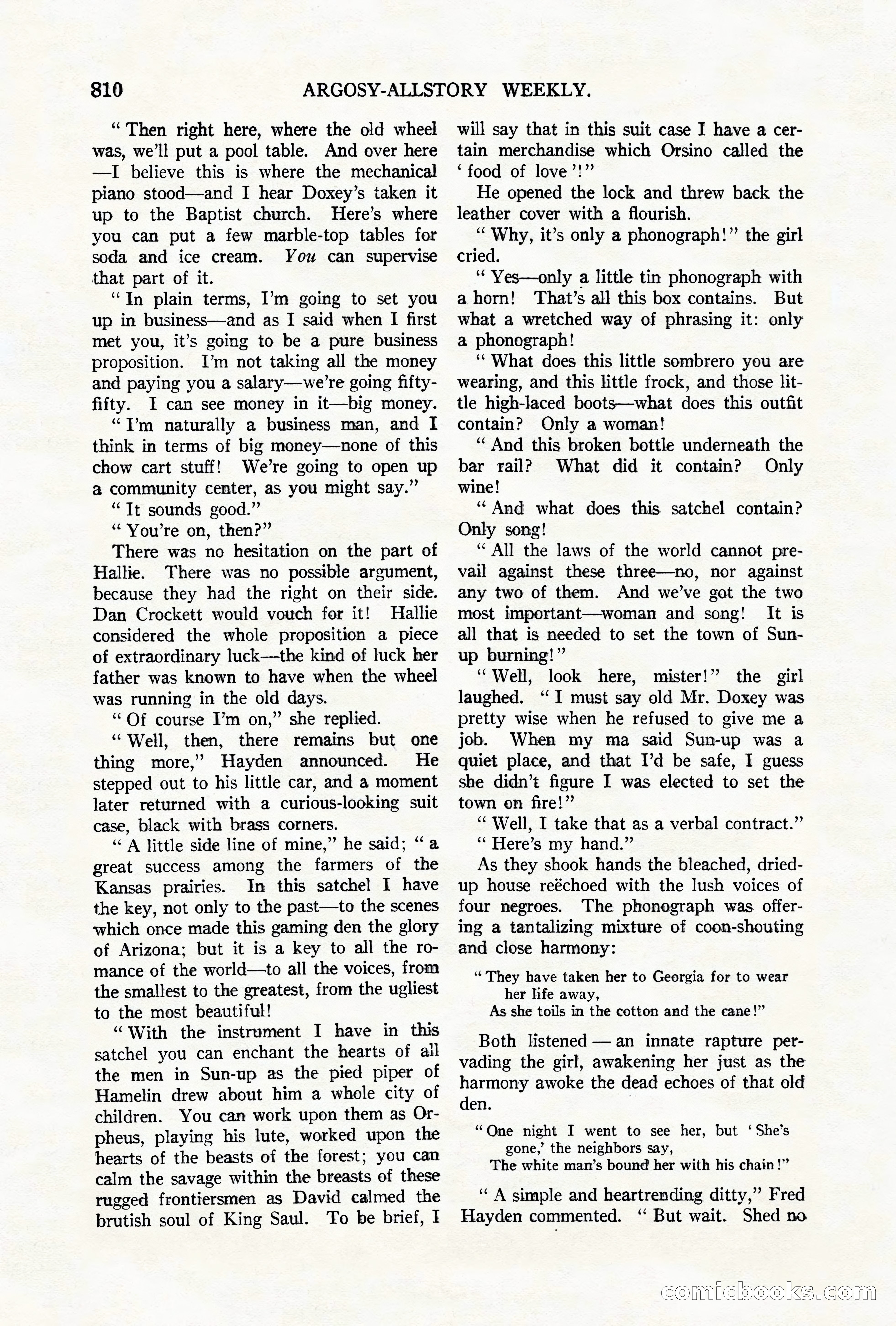 Argosy All-Story Weekly, October 6, 1923 — page 28 of 196