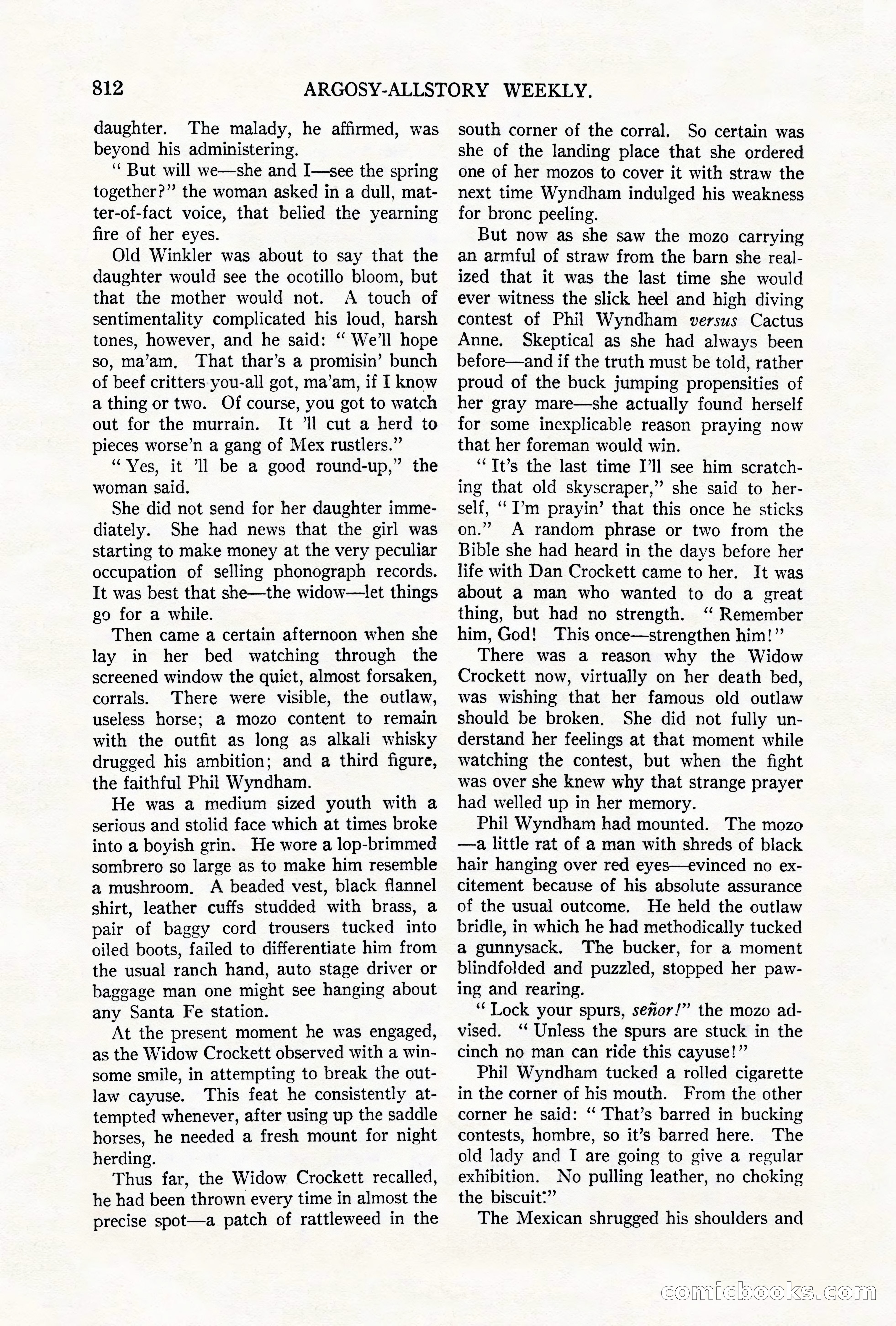 Argosy All-Story Weekly, October 6, 1923 — page 30 of 196
