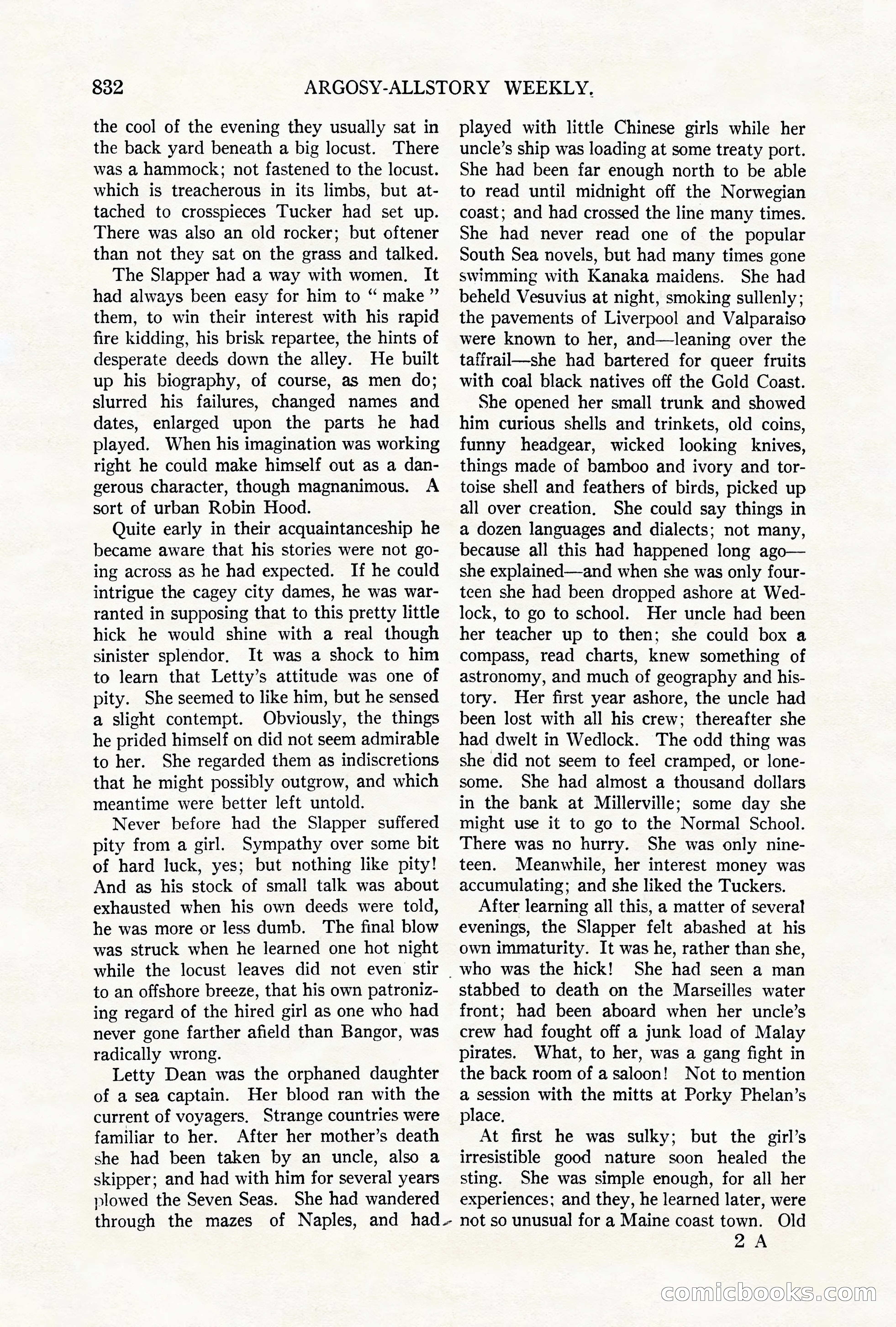 Argosy All-Story Weekly, October 6, 1923 — page 50 of 196