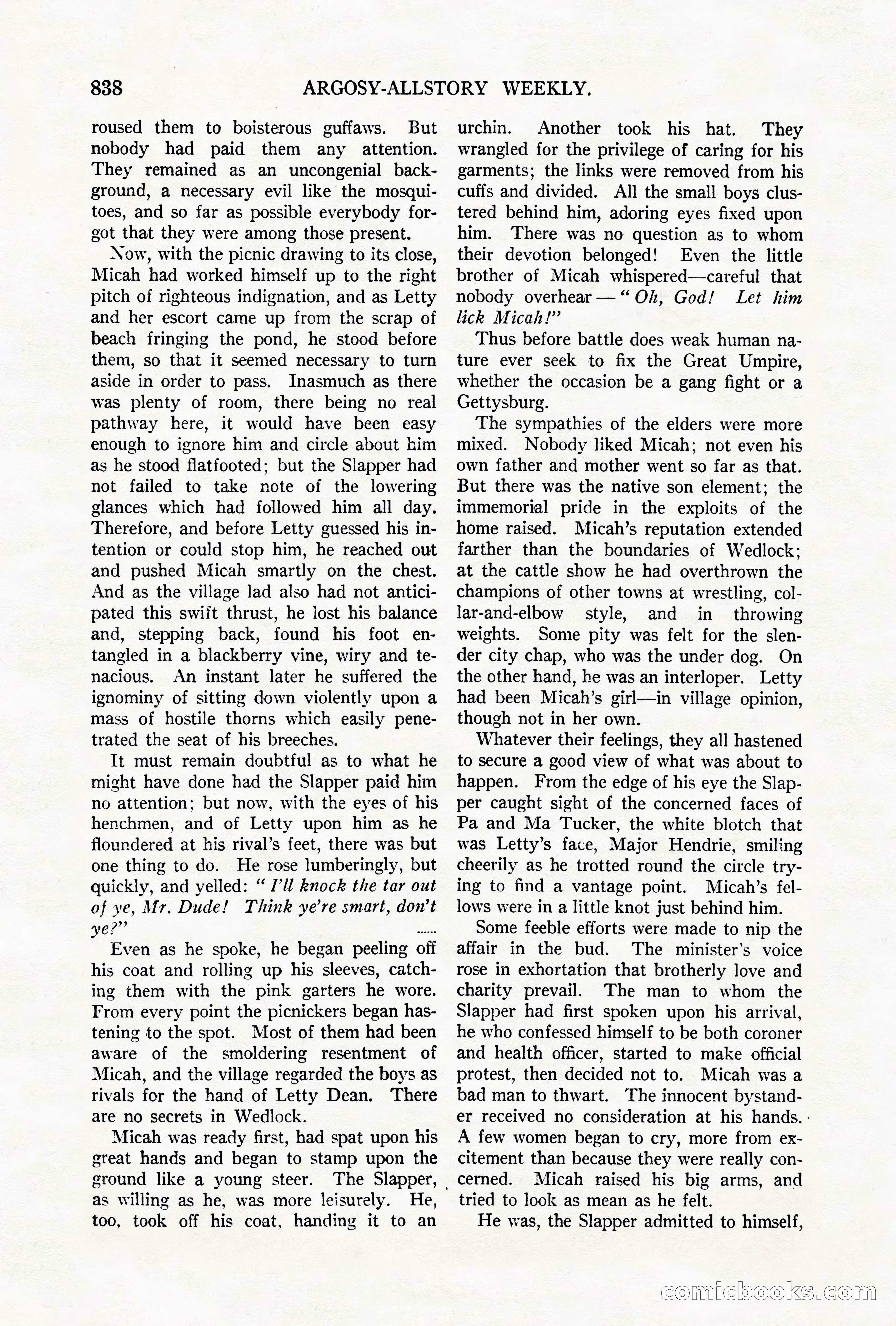 Argosy All-Story Weekly, October 6, 1923 — page 56 of 196