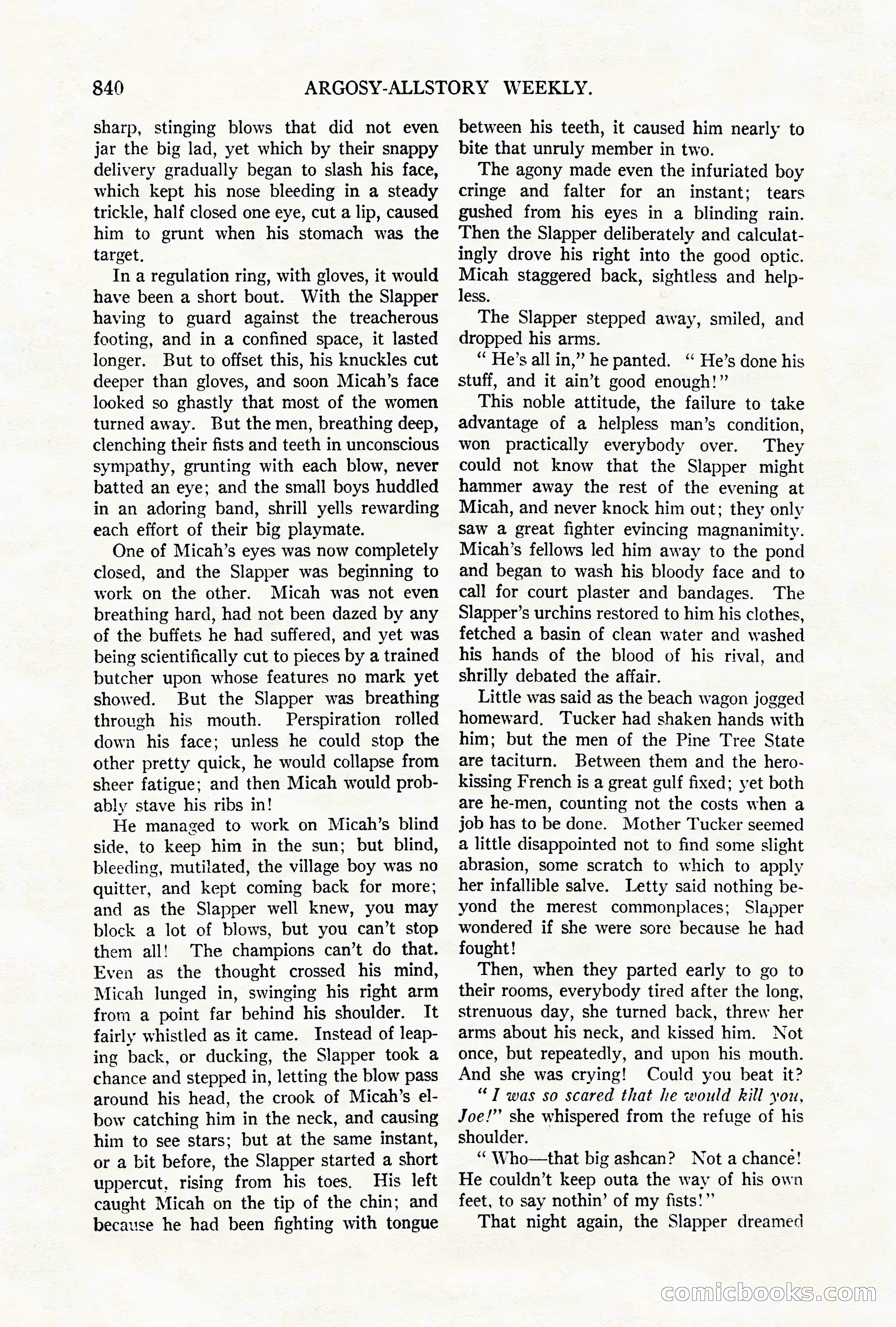 Argosy All-Story Weekly, October 6, 1923 — page 58 of 196