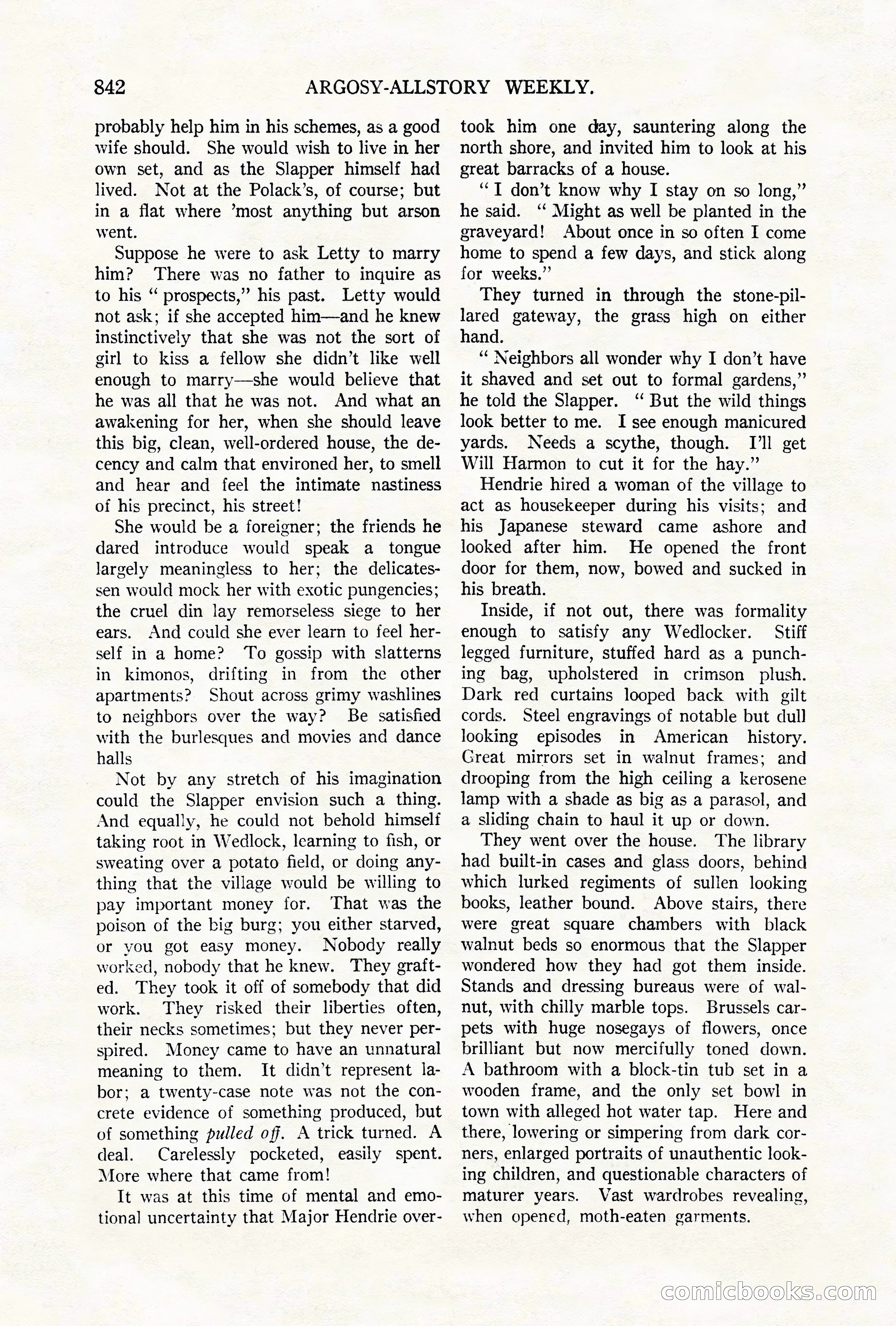 Argosy All-Story Weekly, October 6, 1923 — page 60 of 196