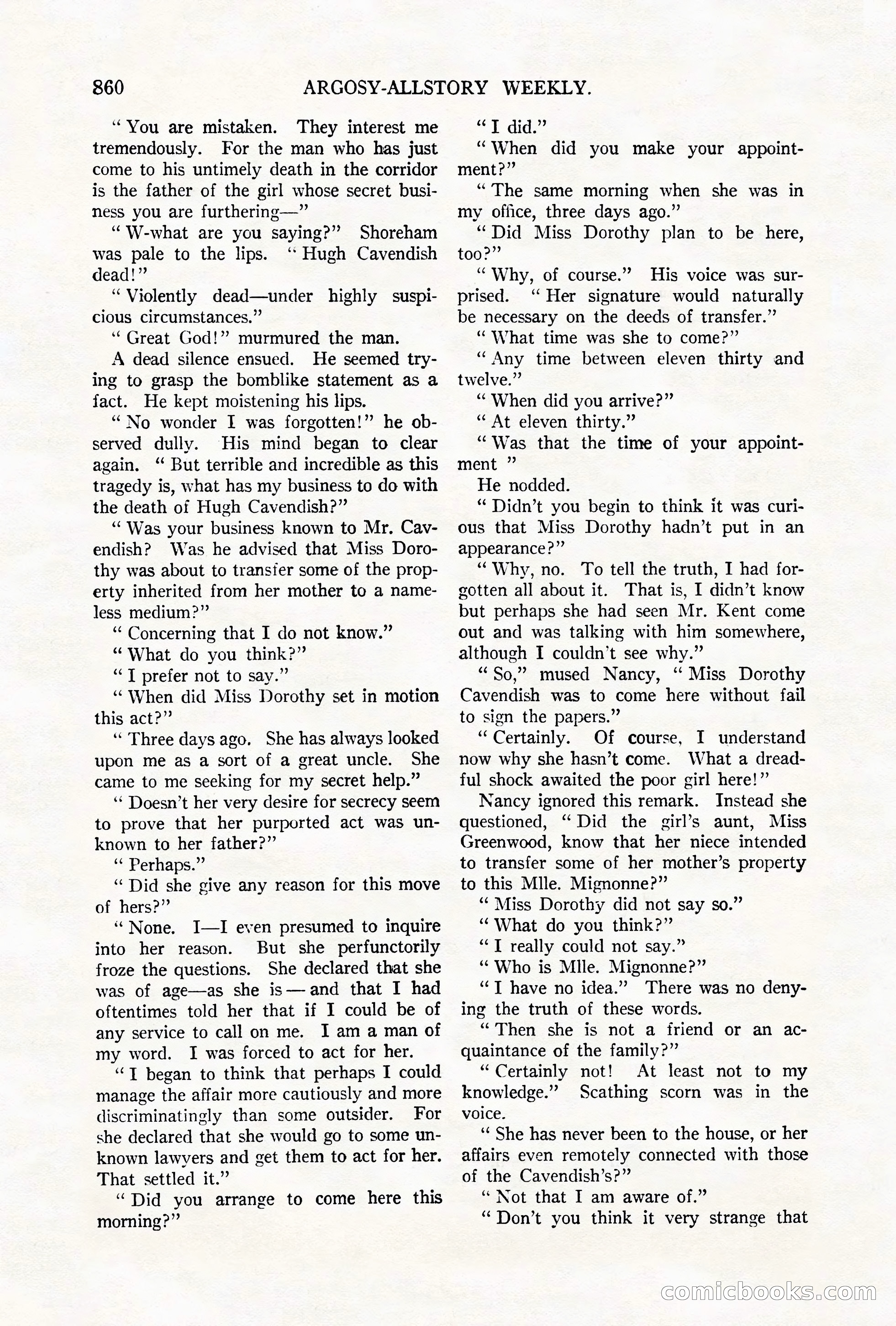 Argosy All-Story Weekly, October 6, 1923 — page 78 of 196