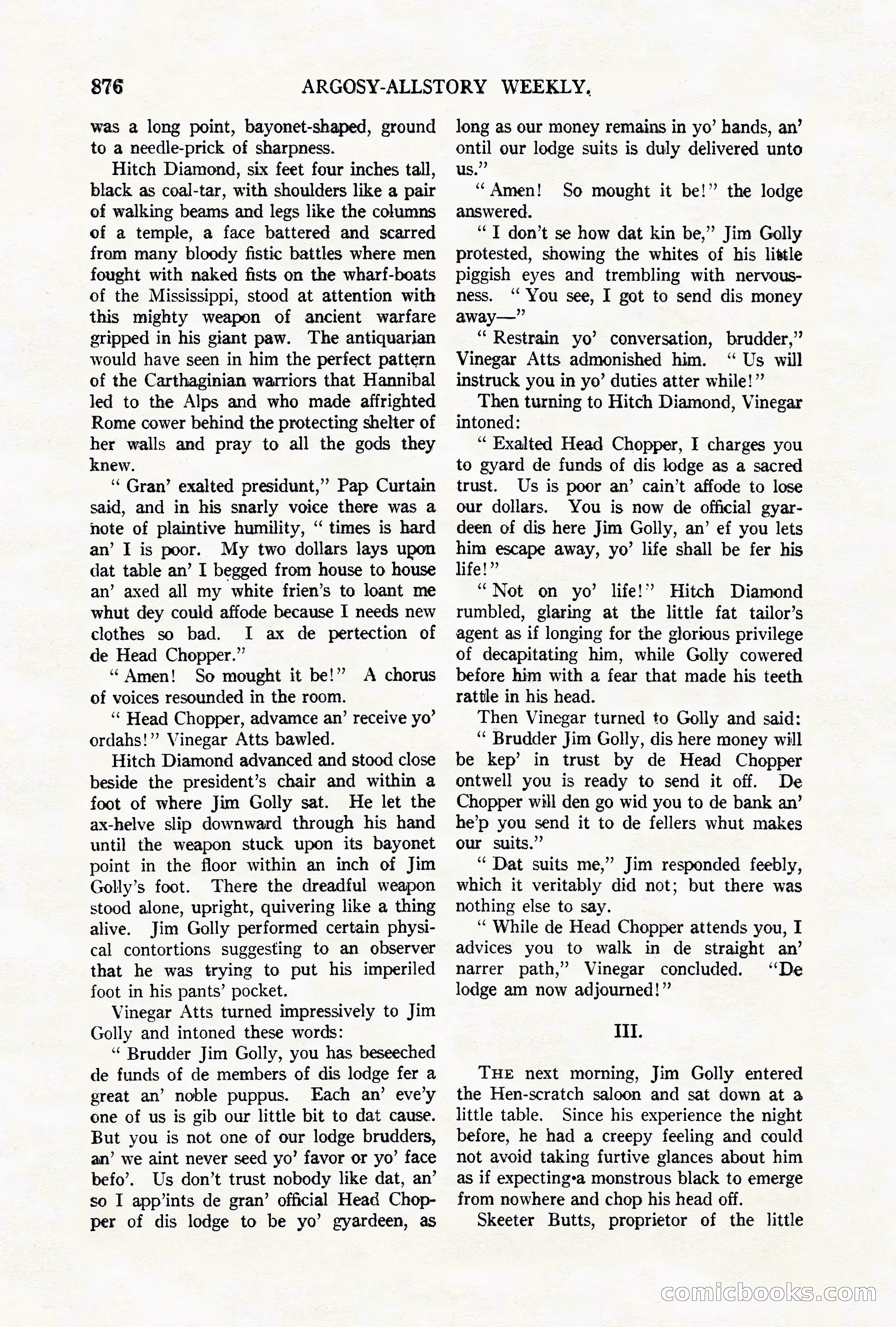 Argosy All-Story Weekly, October 6, 1923 — page 94 of 196