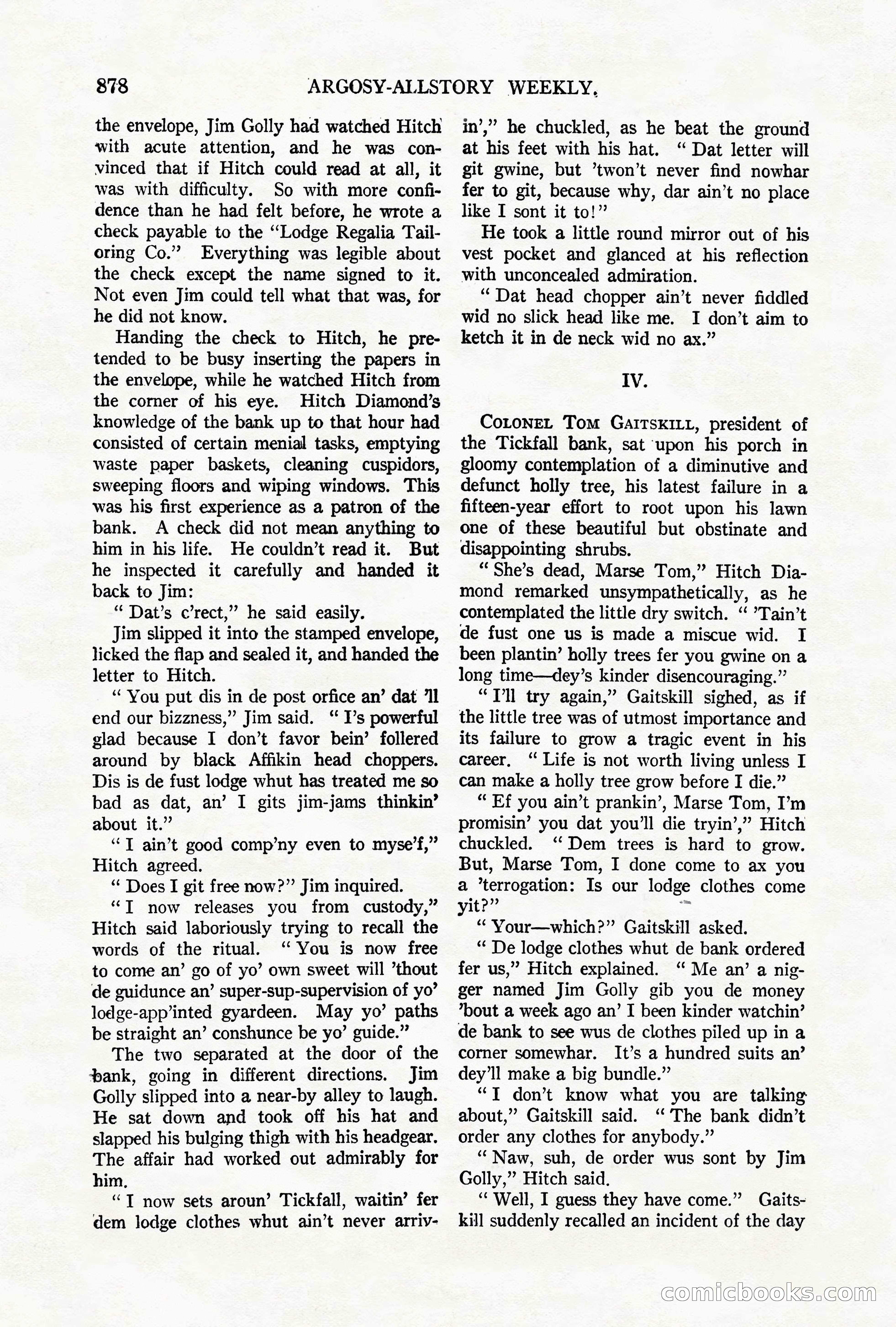Argosy All-Story Weekly, October 6, 1923 — page 96 of 196