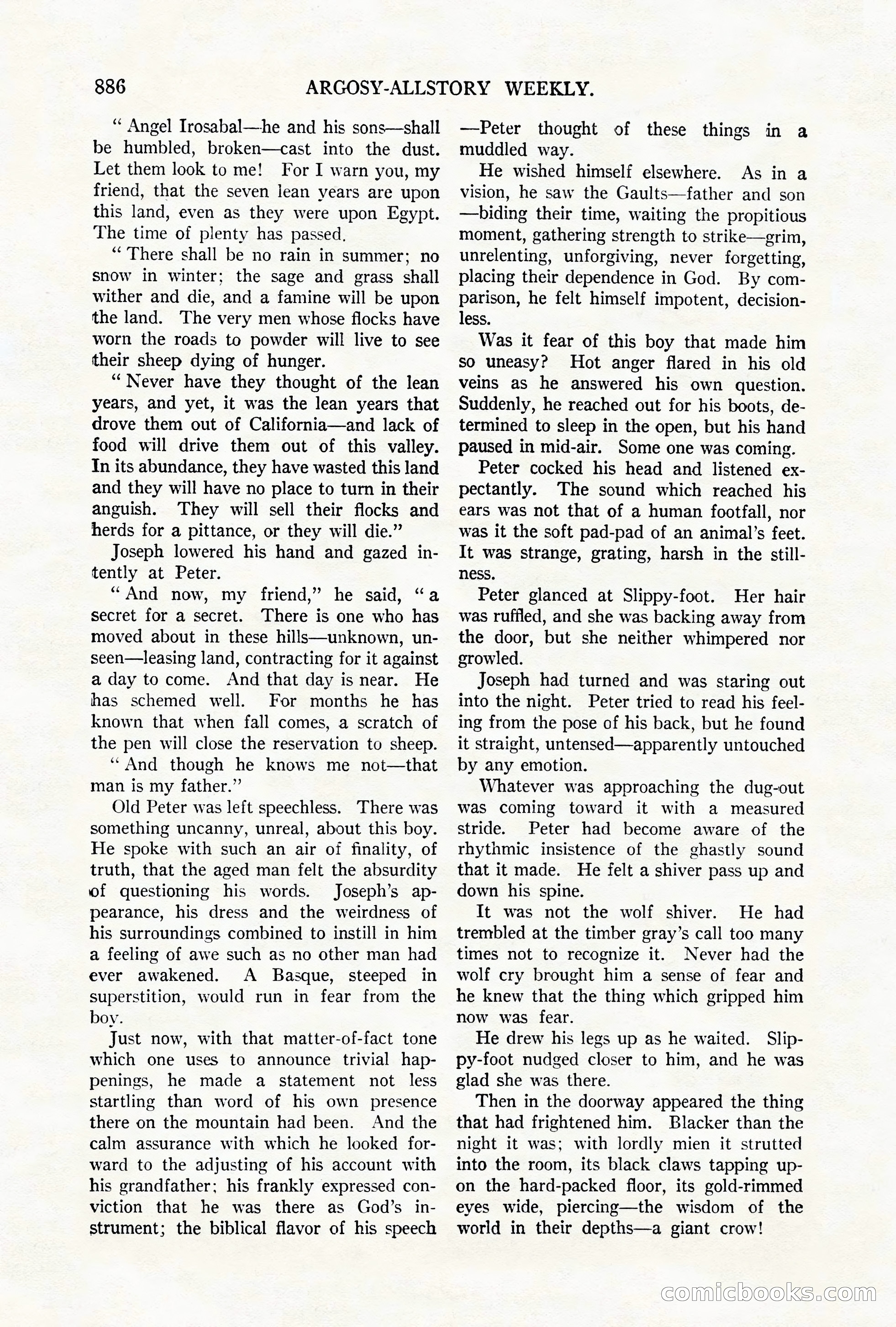 Argosy All-Story Weekly, October 6, 1923 — page 104 of 196