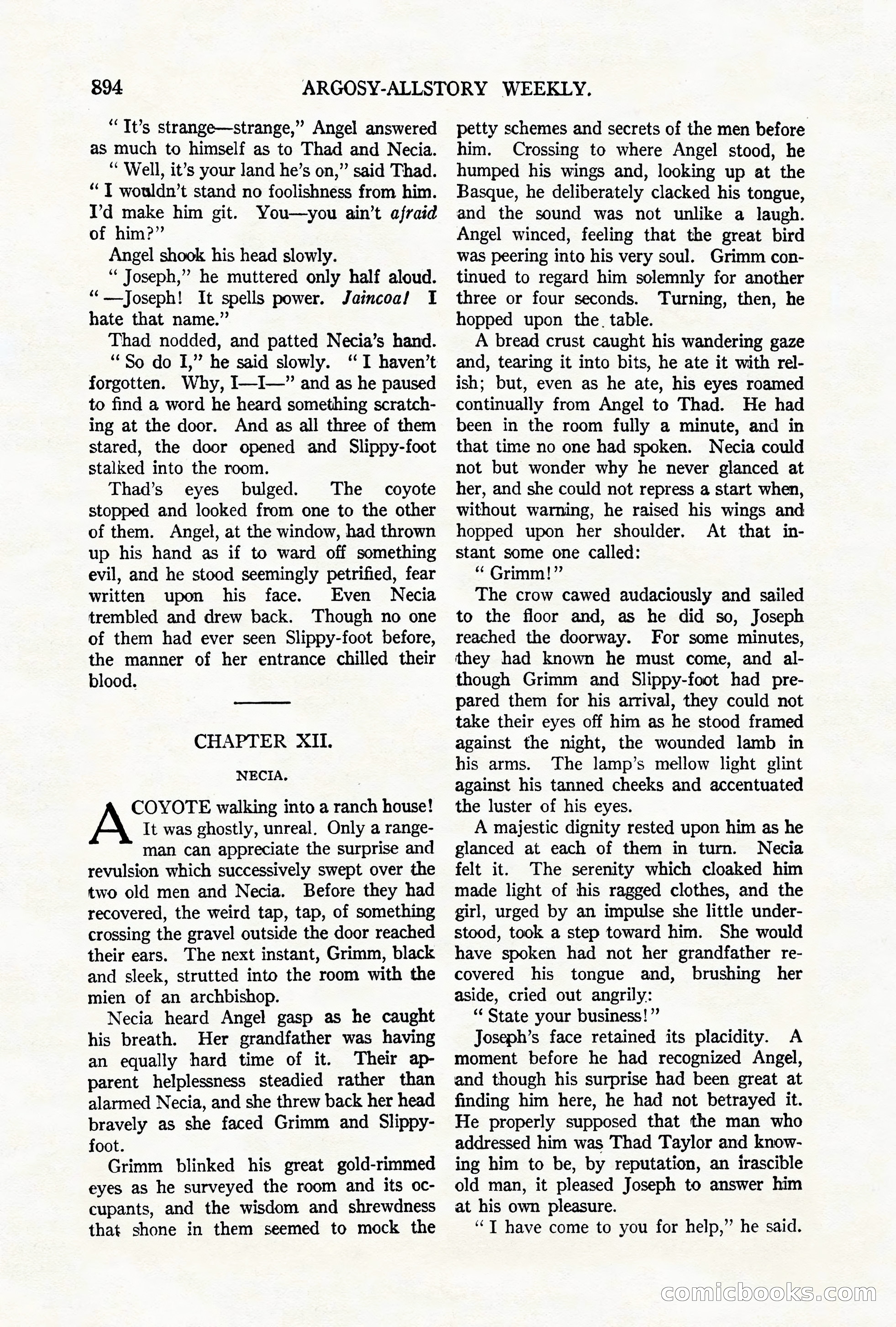 Argosy All-Story Weekly, October 6, 1923 — page 112 of 196