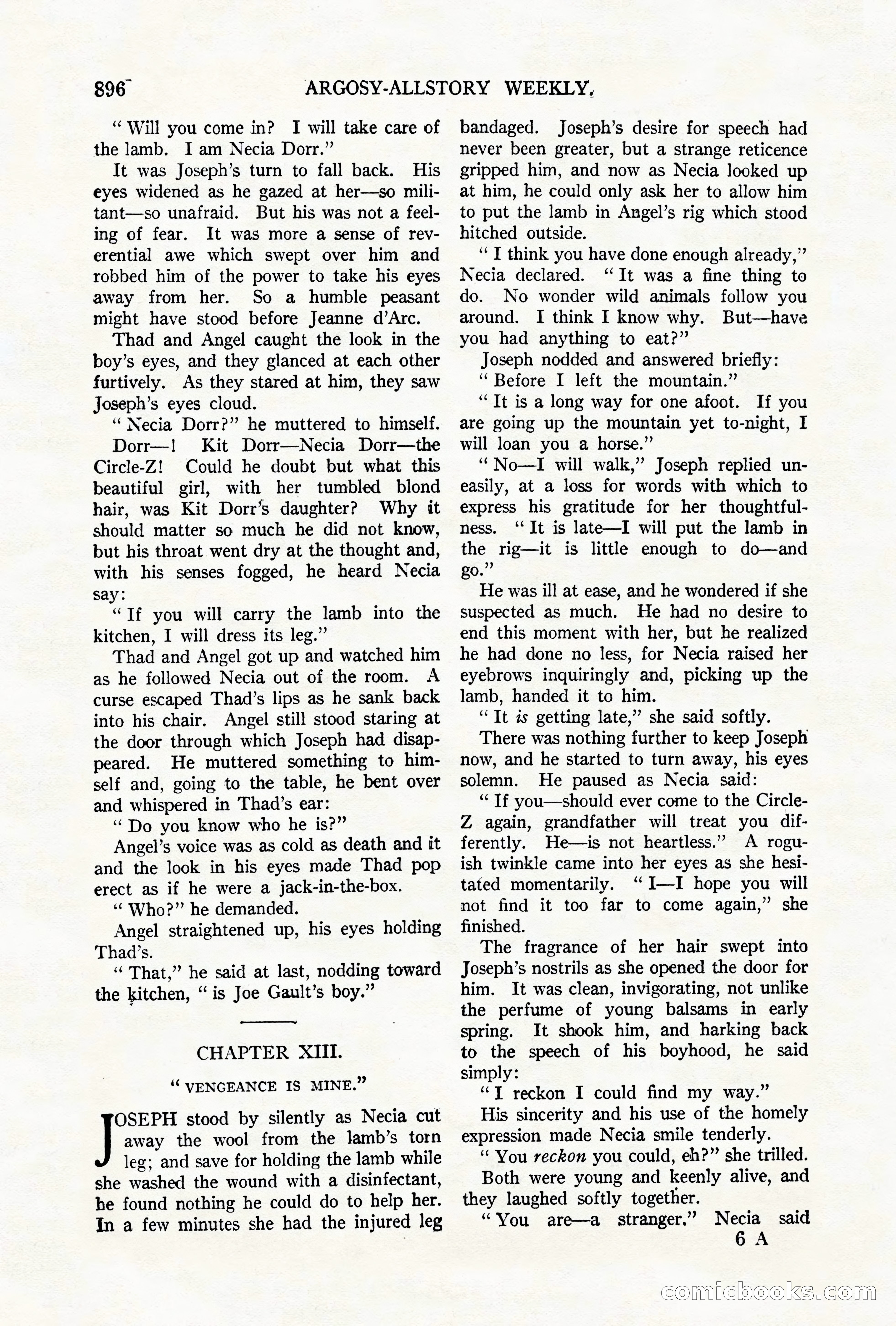 Argosy All-Story Weekly, October 6, 1923 — page 114 of 196