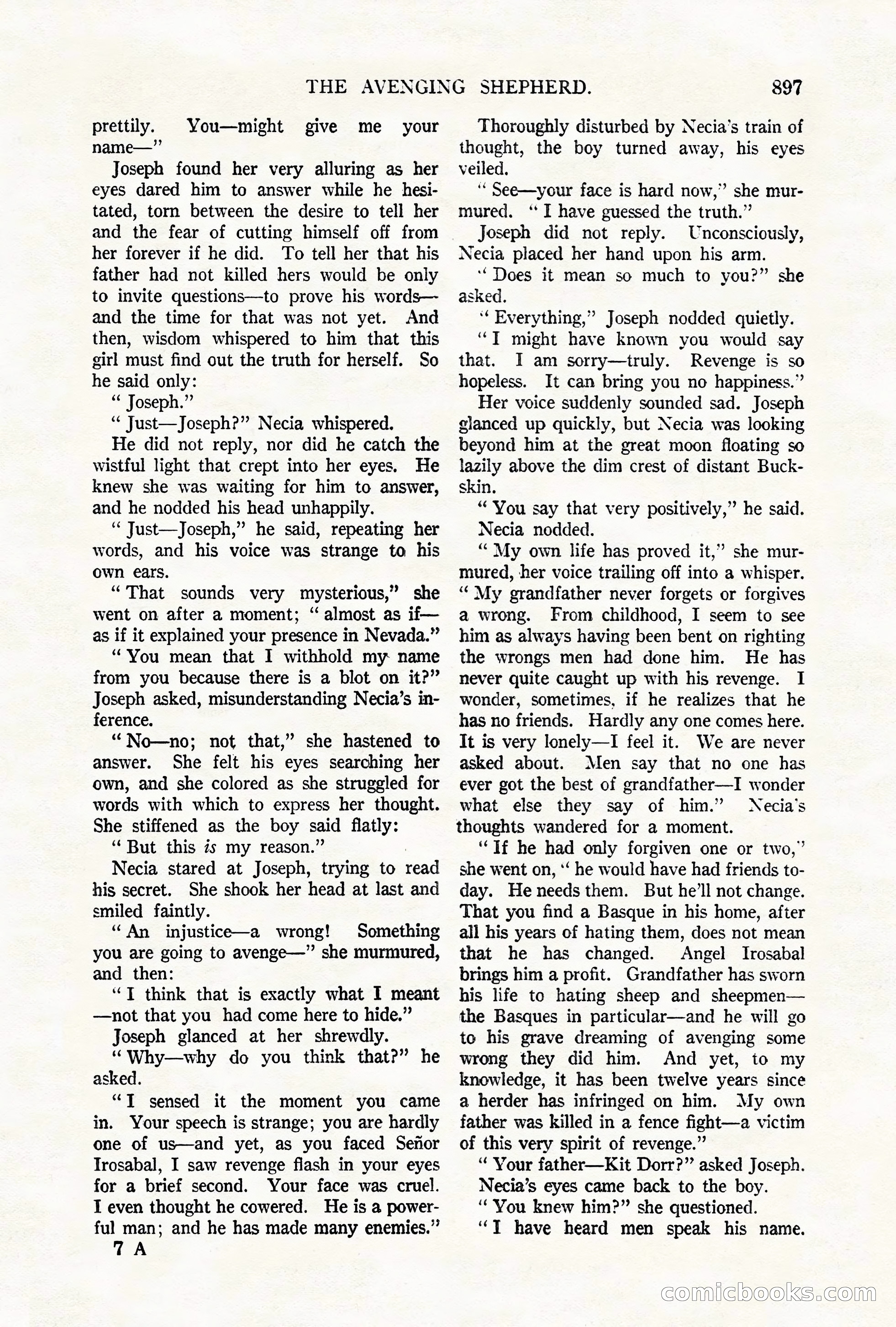Argosy All-Story Weekly, October 6, 1923 — page 115 of 196