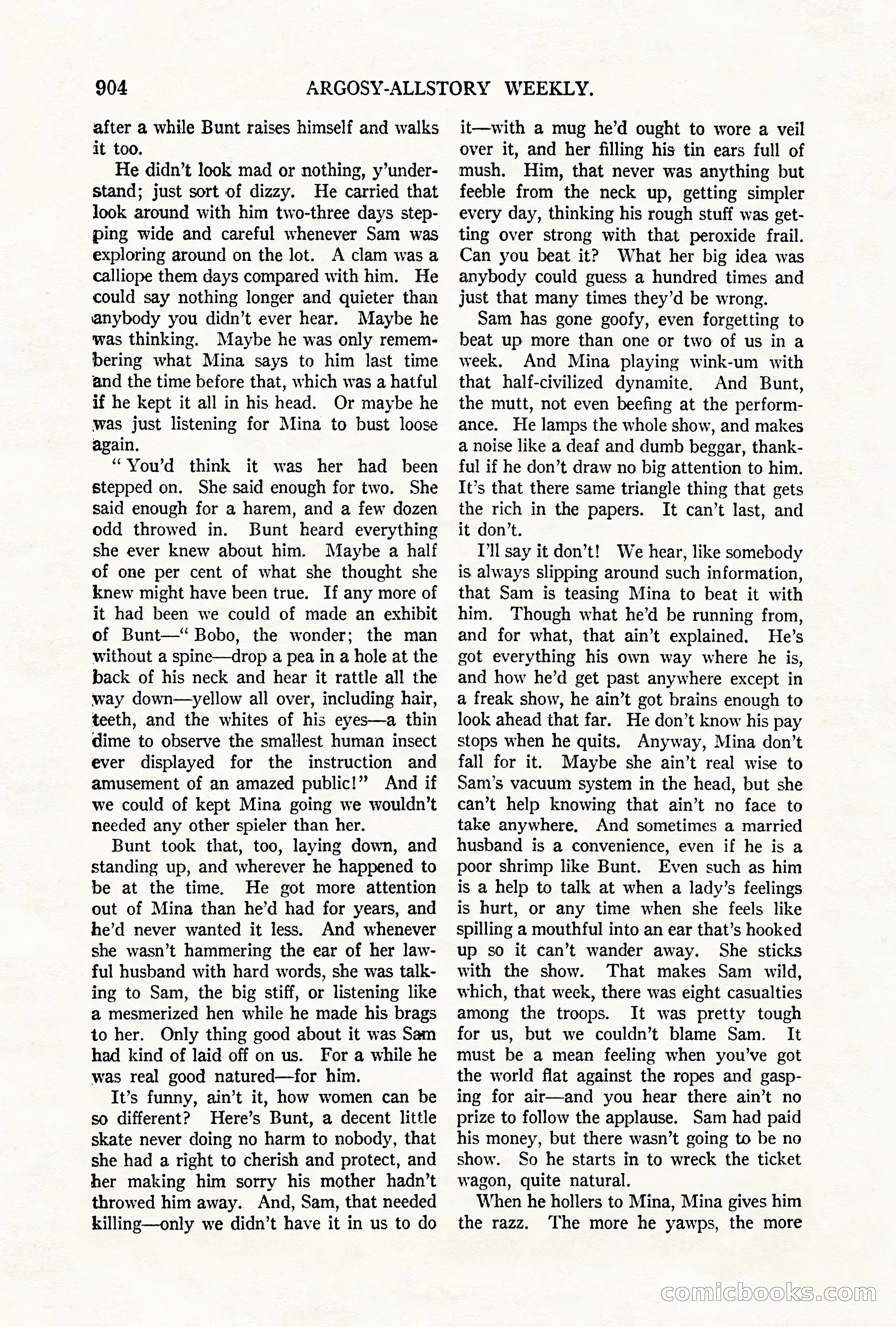 Argosy All-Story Weekly, October 6, 1923 — page 122 of 196