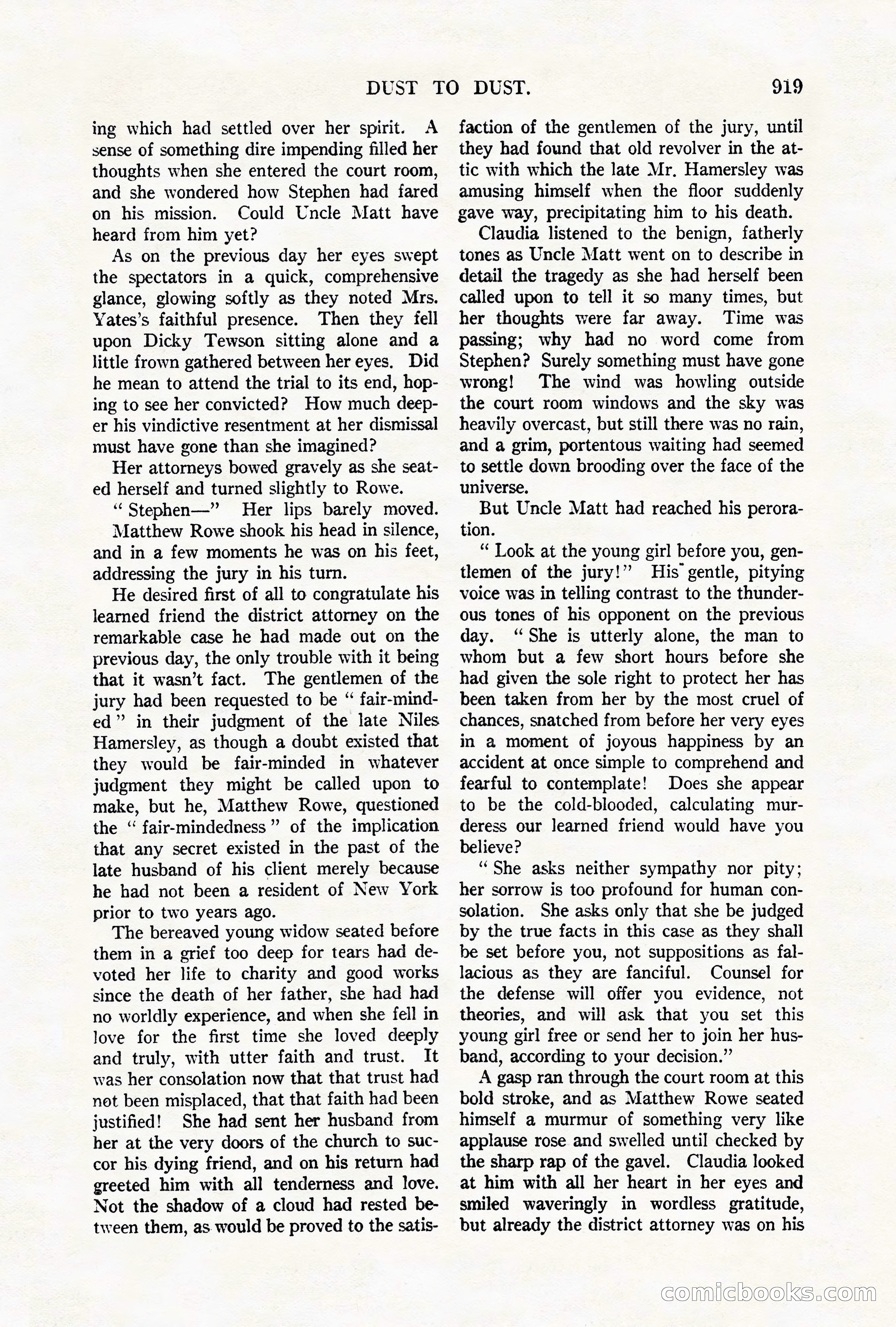 Argosy All-Story Weekly, October 6, 1923 — page 137 of 196