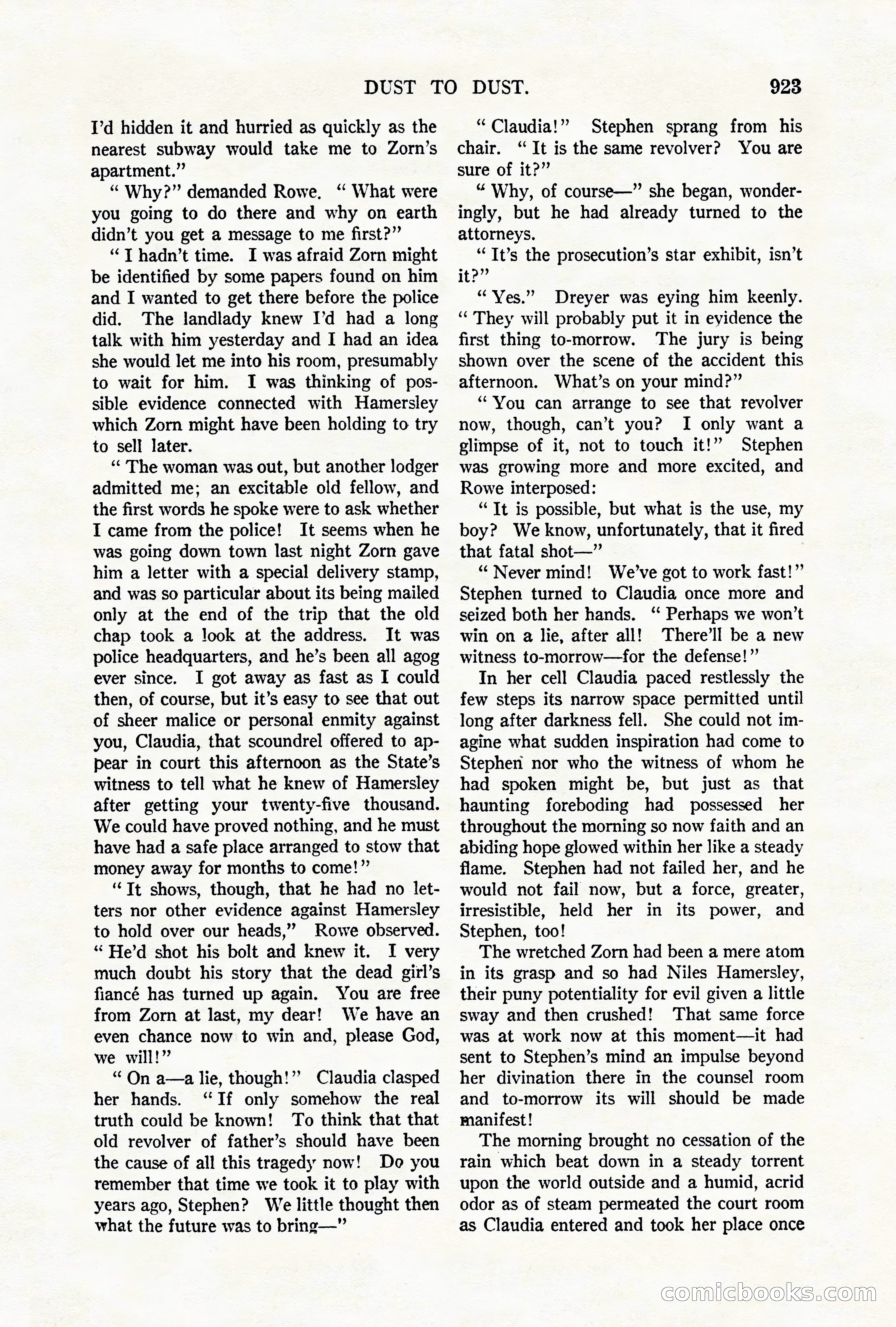 Argosy All-Story Weekly, October 6, 1923 — page 141 of 196