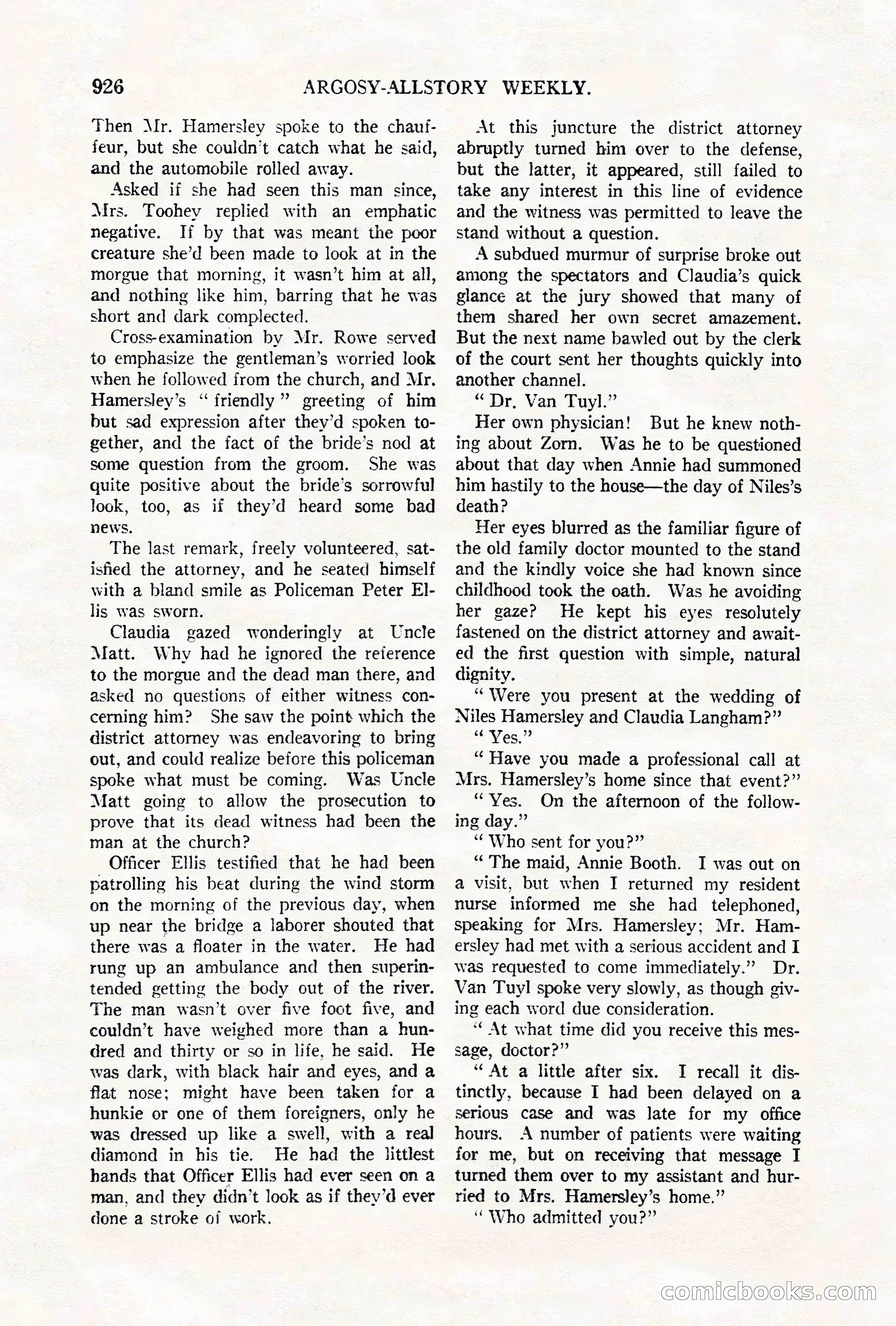 Argosy All-Story Weekly, October 6, 1923 — page 144 of 196