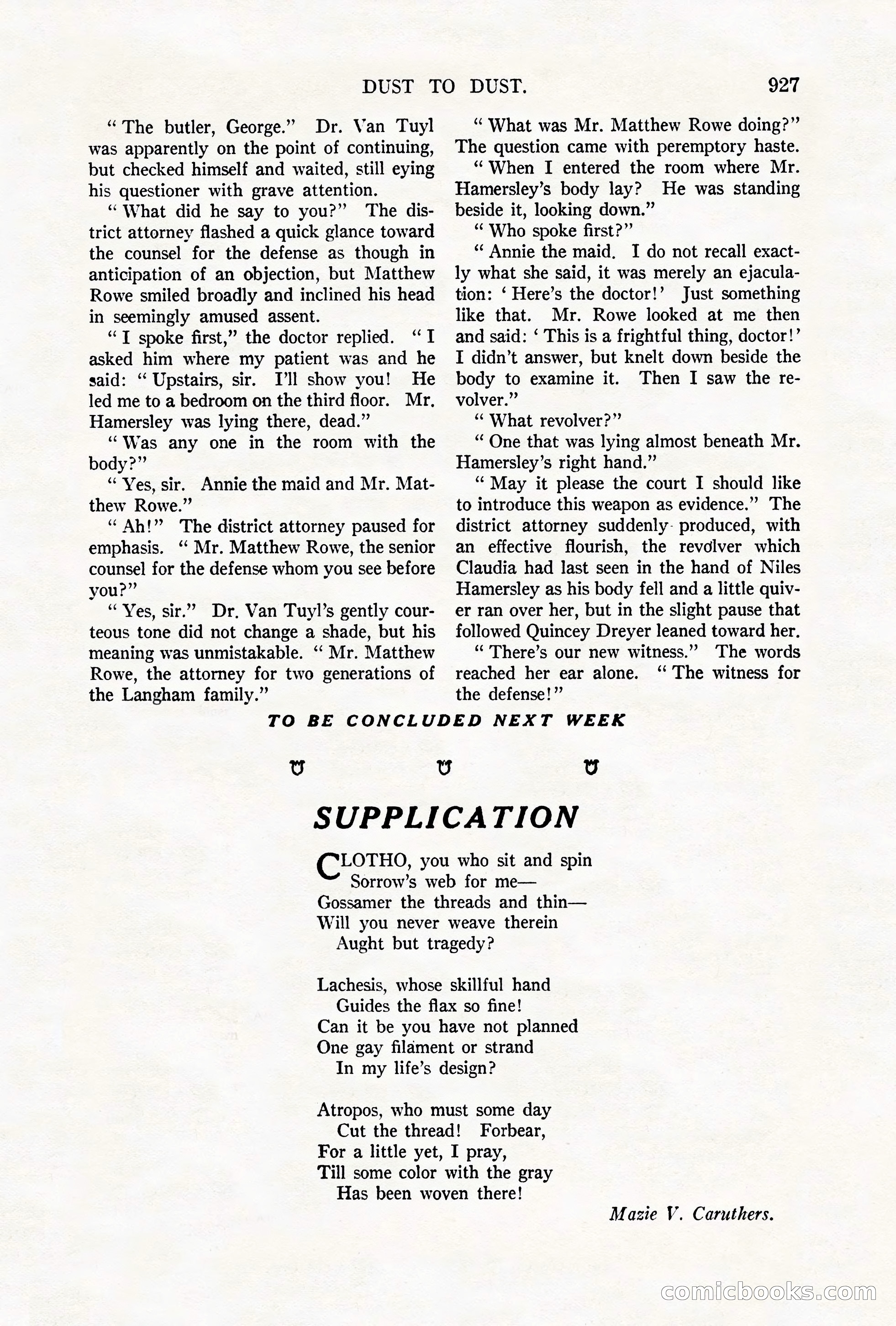 Argosy All-Story Weekly, October 6, 1923 — page 145 of 196