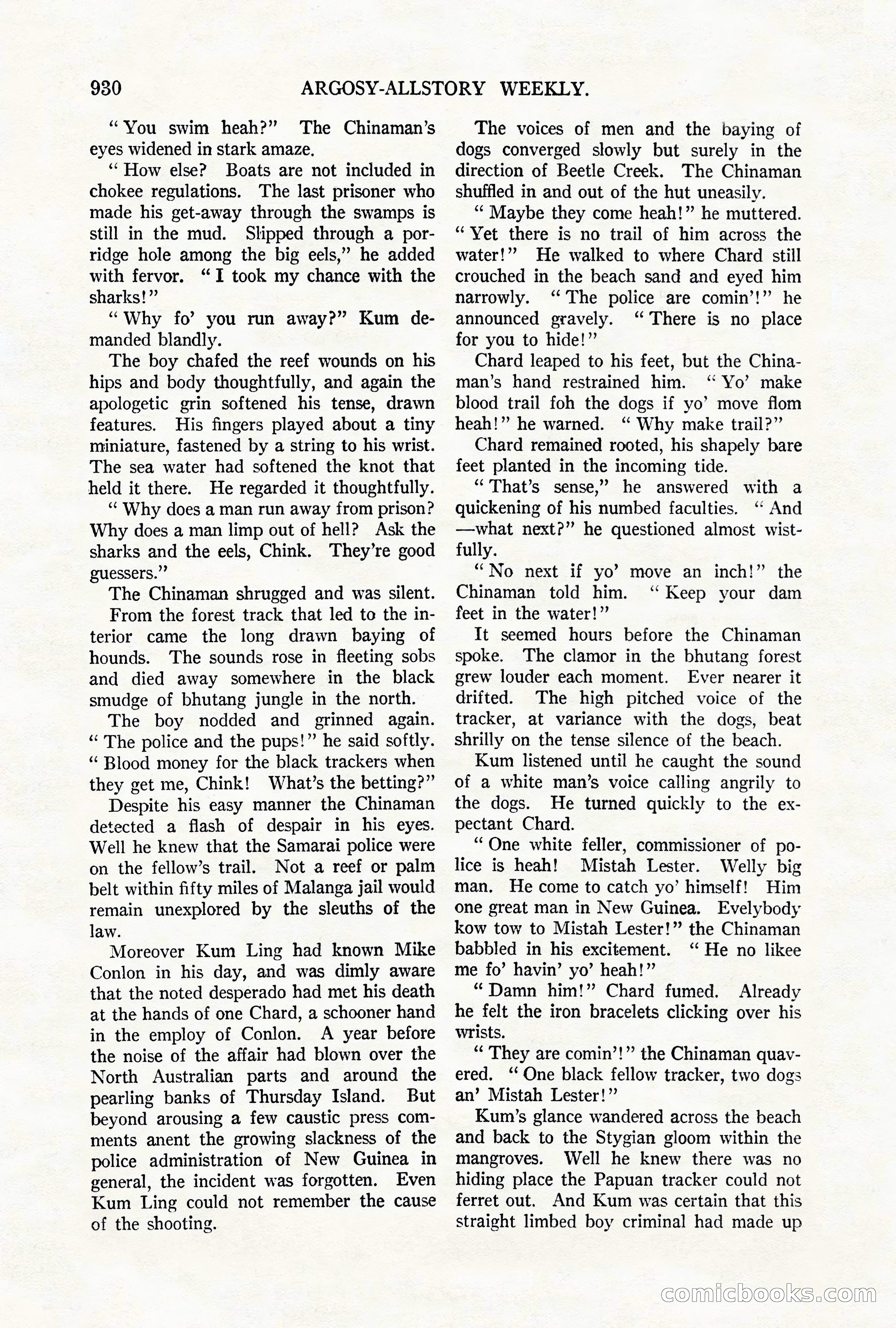 Argosy All-Story Weekly, October 6, 1923 — page 148 of 196