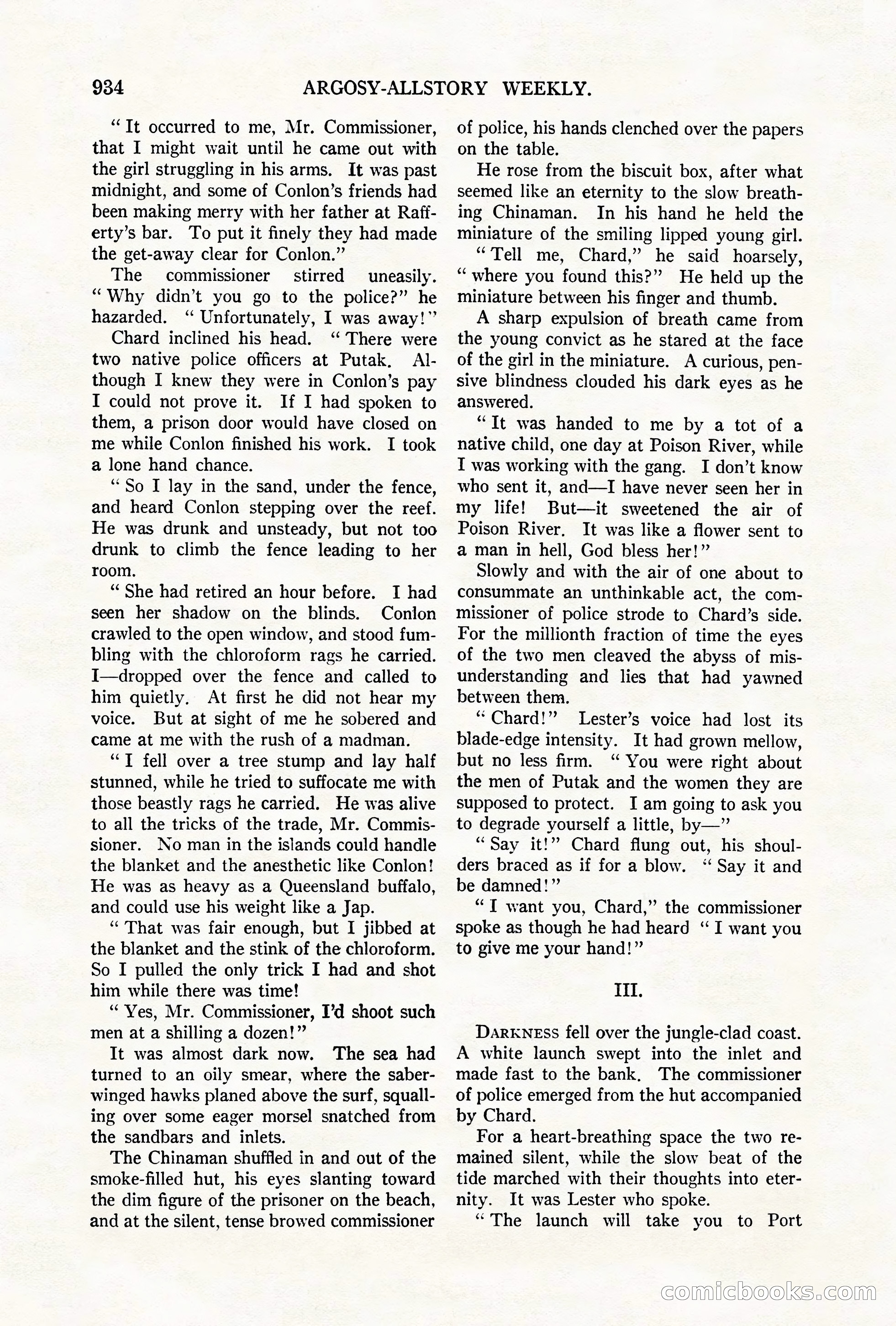 Argosy All-Story Weekly, October 6, 1923 — page 152 of 196
