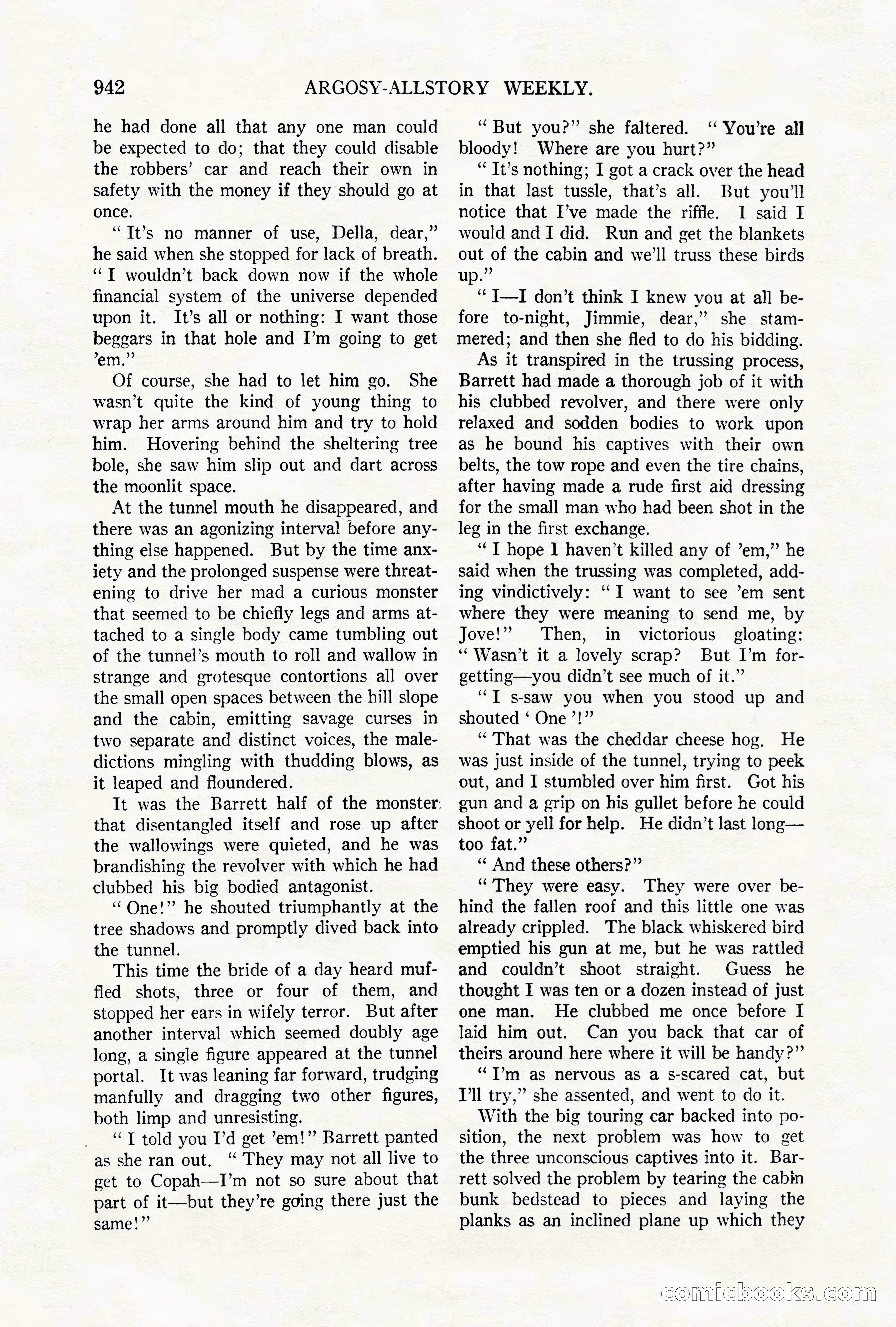 Argosy All-Story Weekly, October 6, 1923 — page 160 of 196